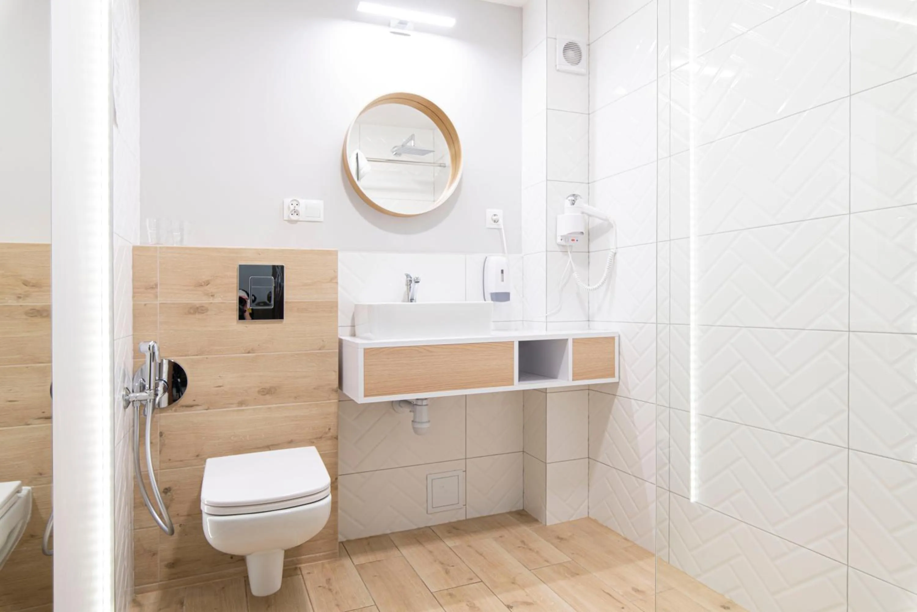 Bathroom in Hotel Tajty