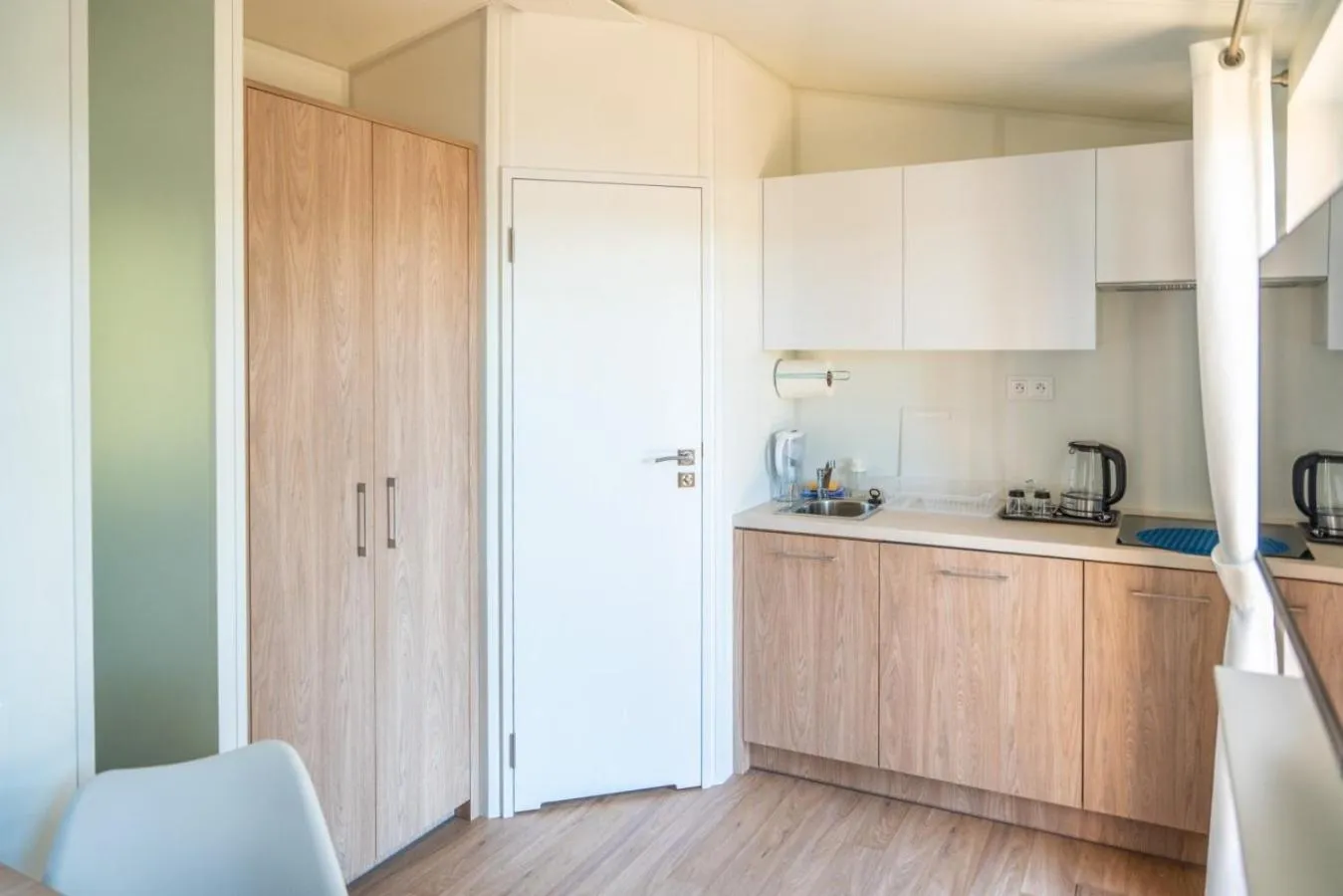 Kitchen or kitchenette in Hotel Tajty