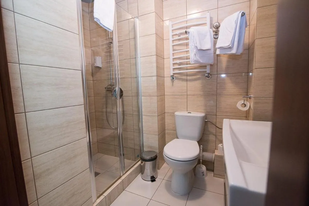 Bathroom in Hotel Tajty