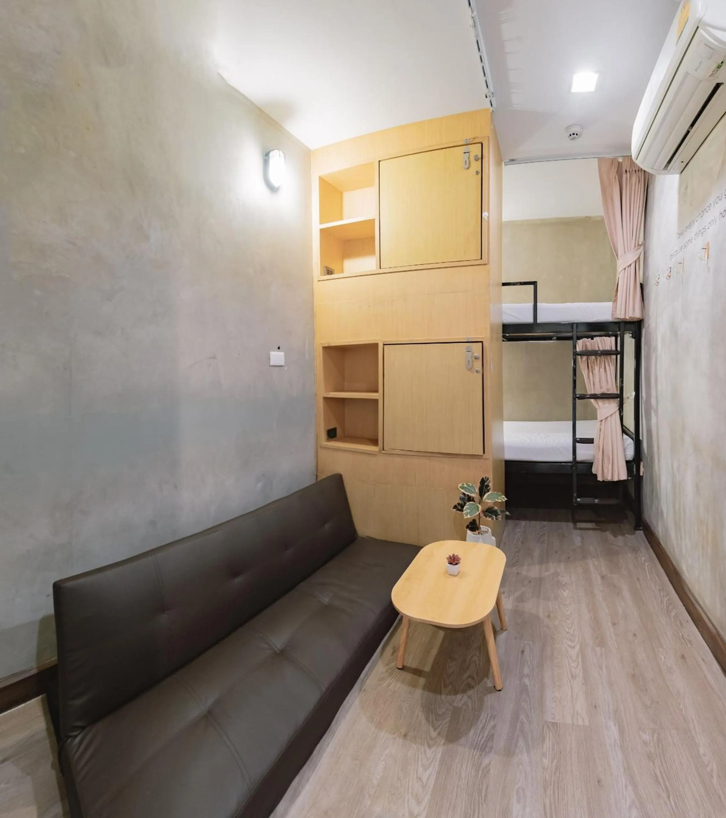 Seating area in Cazz Hostel