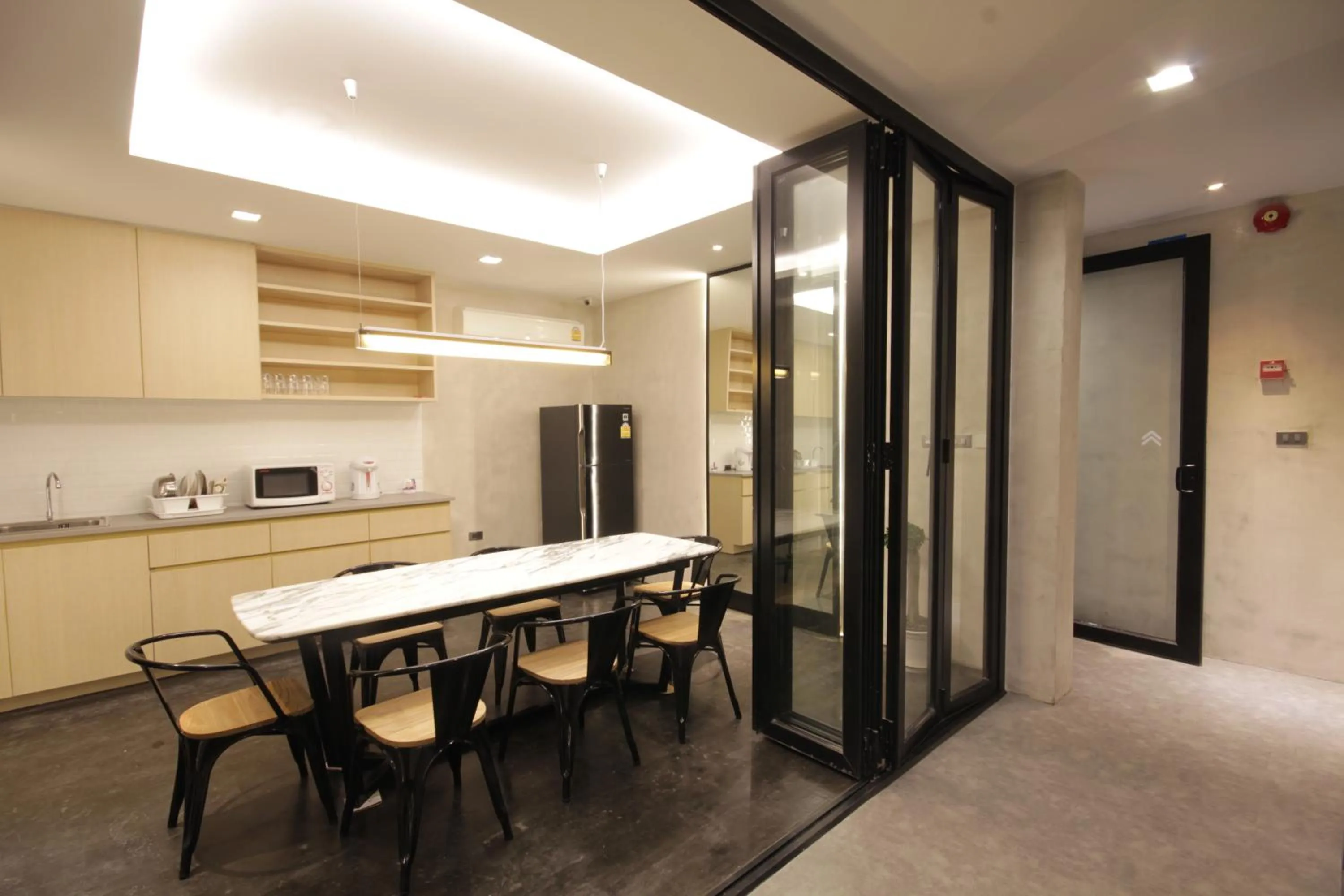 Dining area in Cazz Hostel