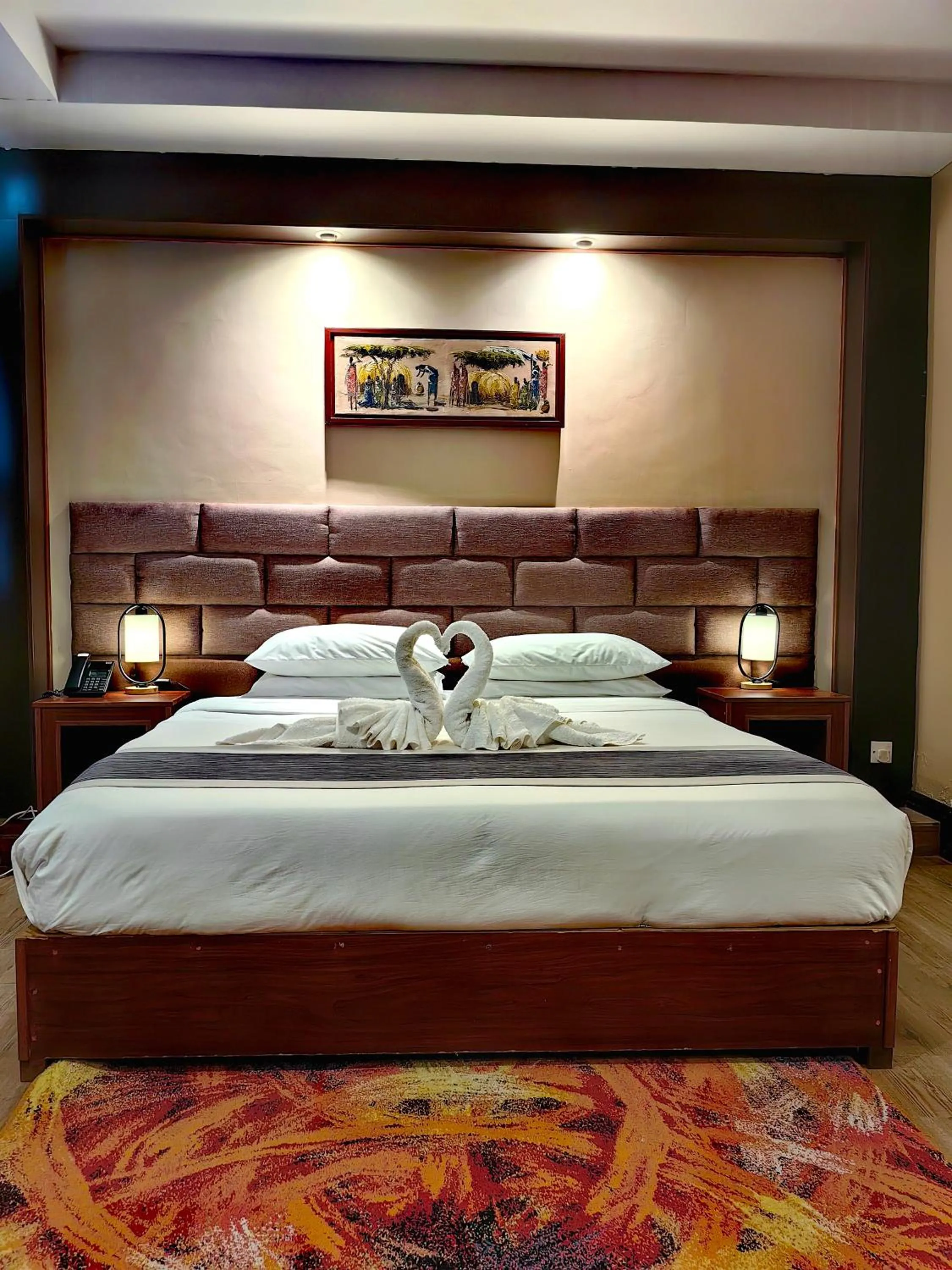 Bed in Great Wall Hotel
