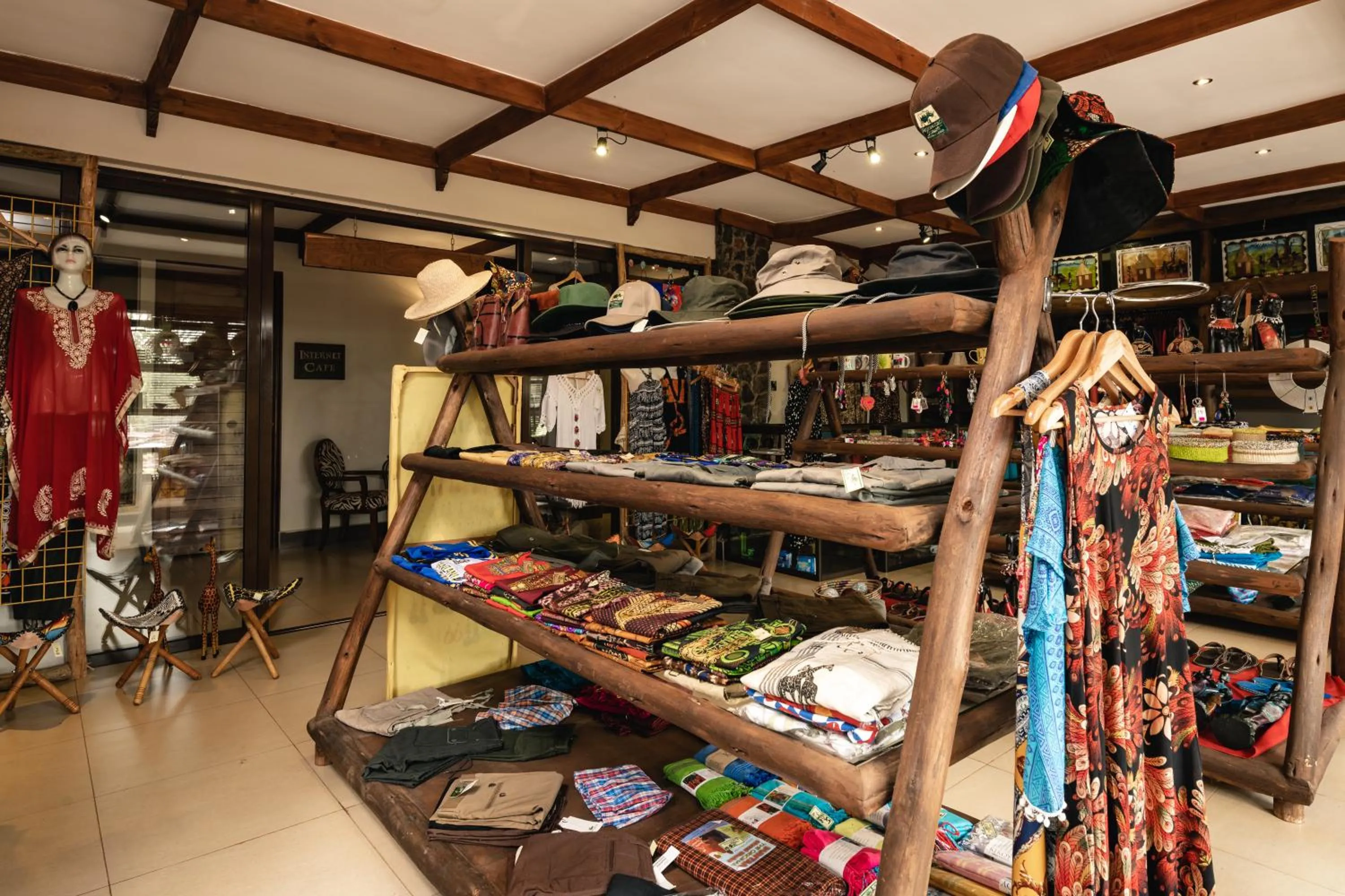 On-site shops in Ngorongoro Oldeani Mountain Lodge