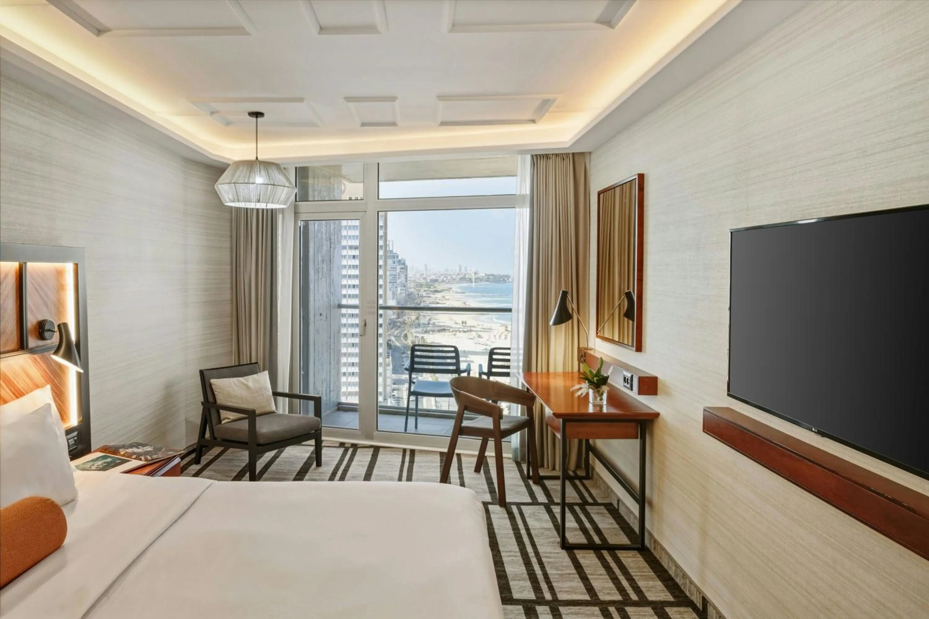 Photo of the whole room, Bed in Renaissance Tel Aviv Hotel