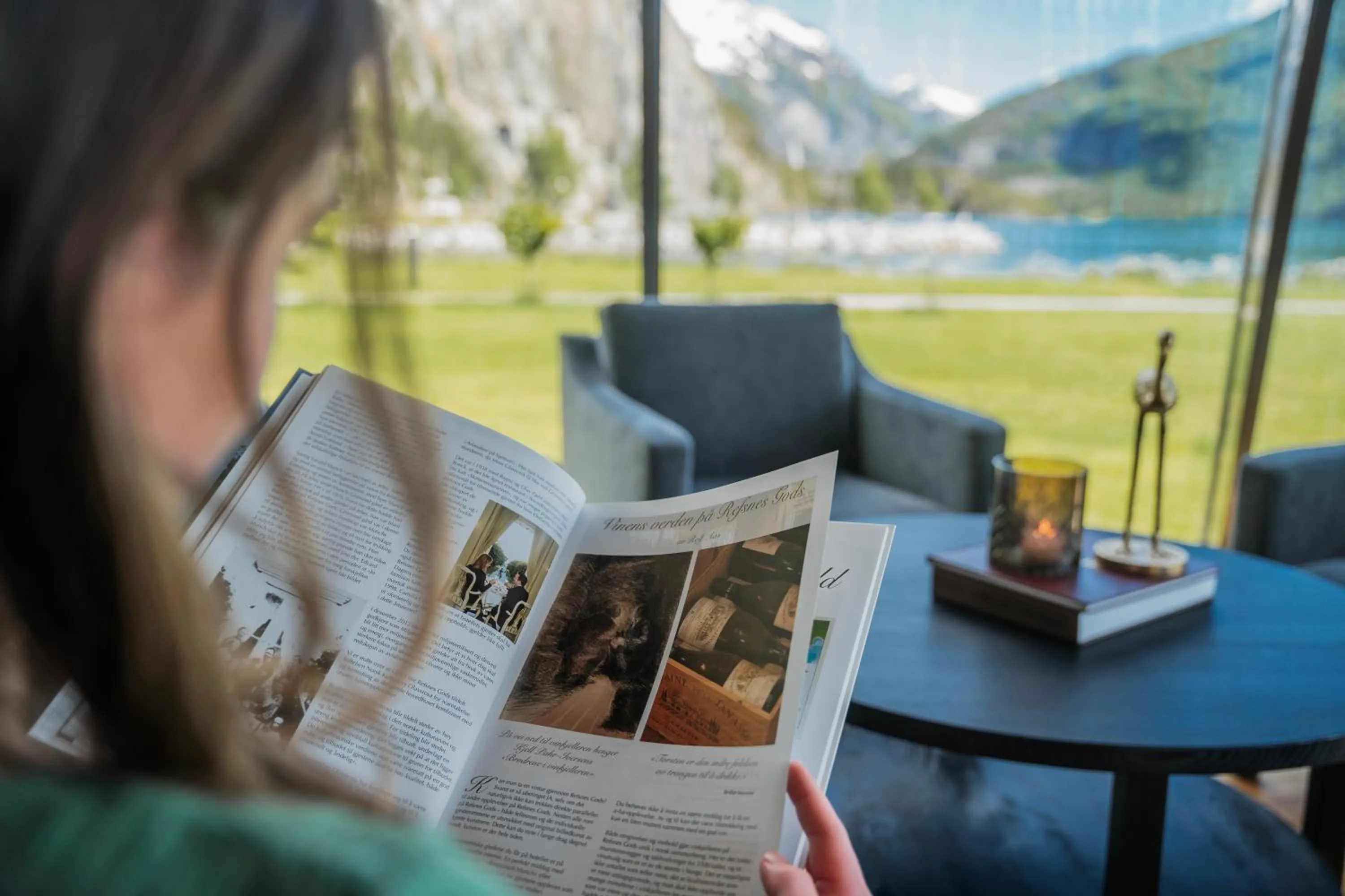 View (from property/room) in Valldal Fjordhotell - by Classic Norway Hotels