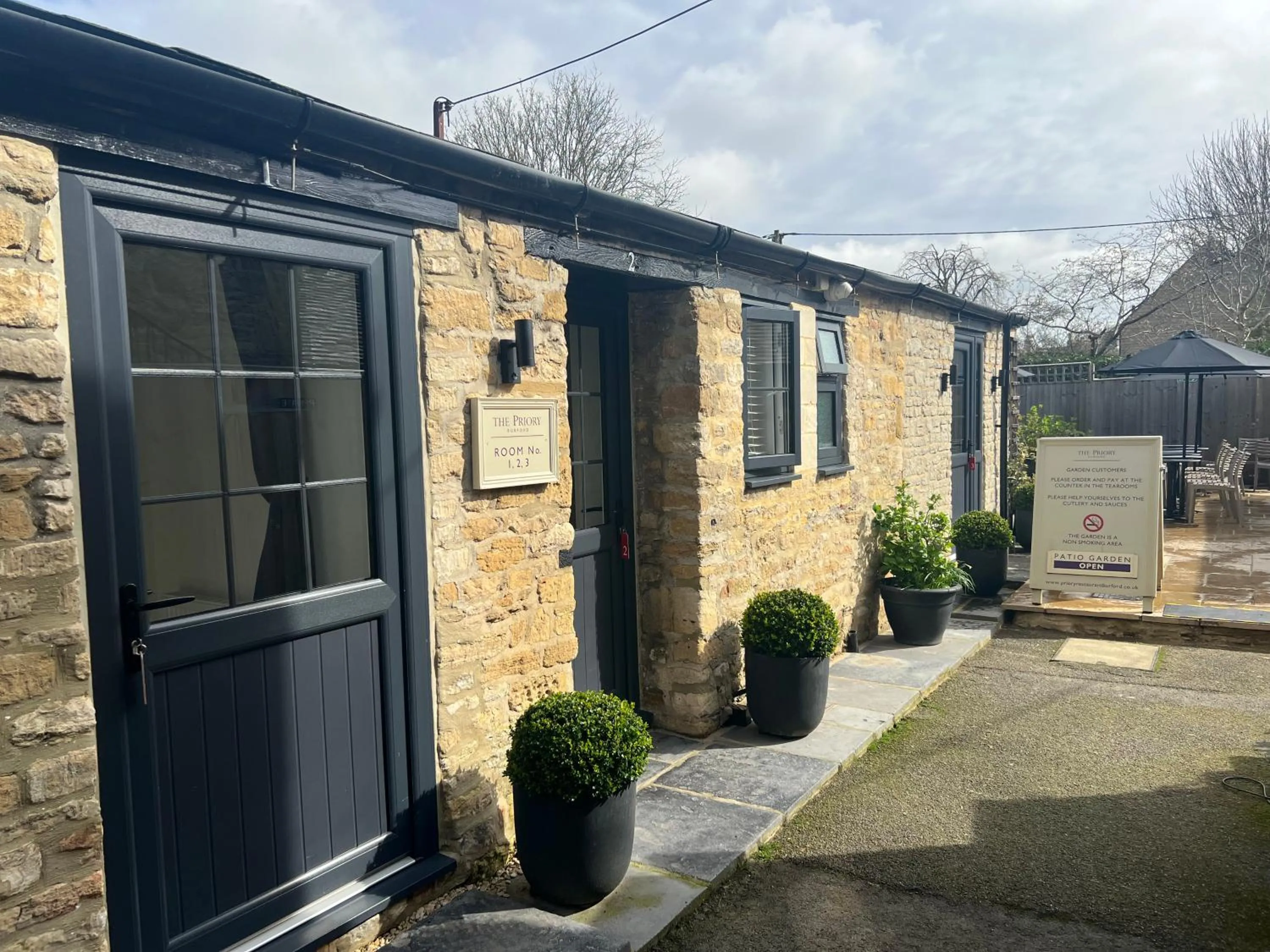 Property building in Priory Tearooms Burford with Rooms