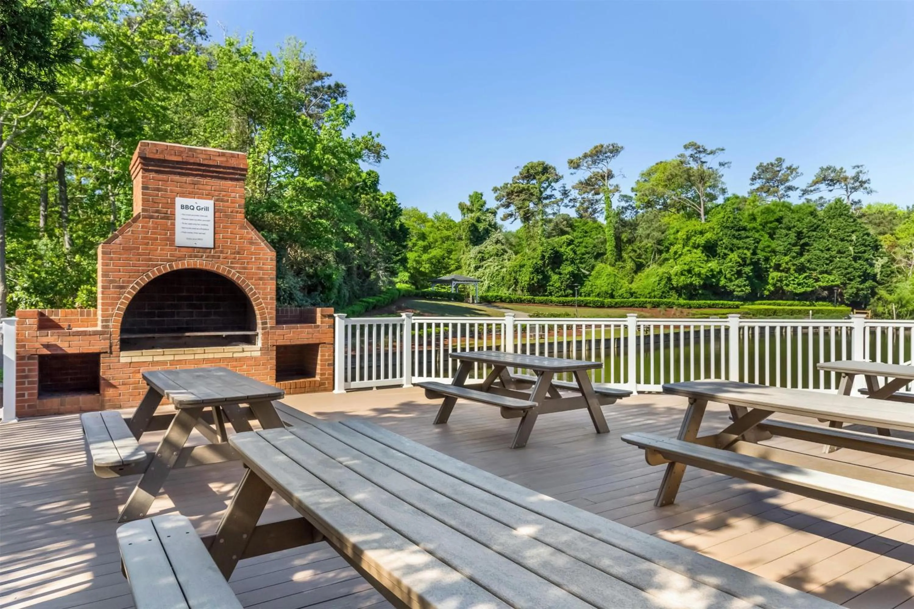 Patio in Hilton Vacation Club Beachwoods Kitty Hawk