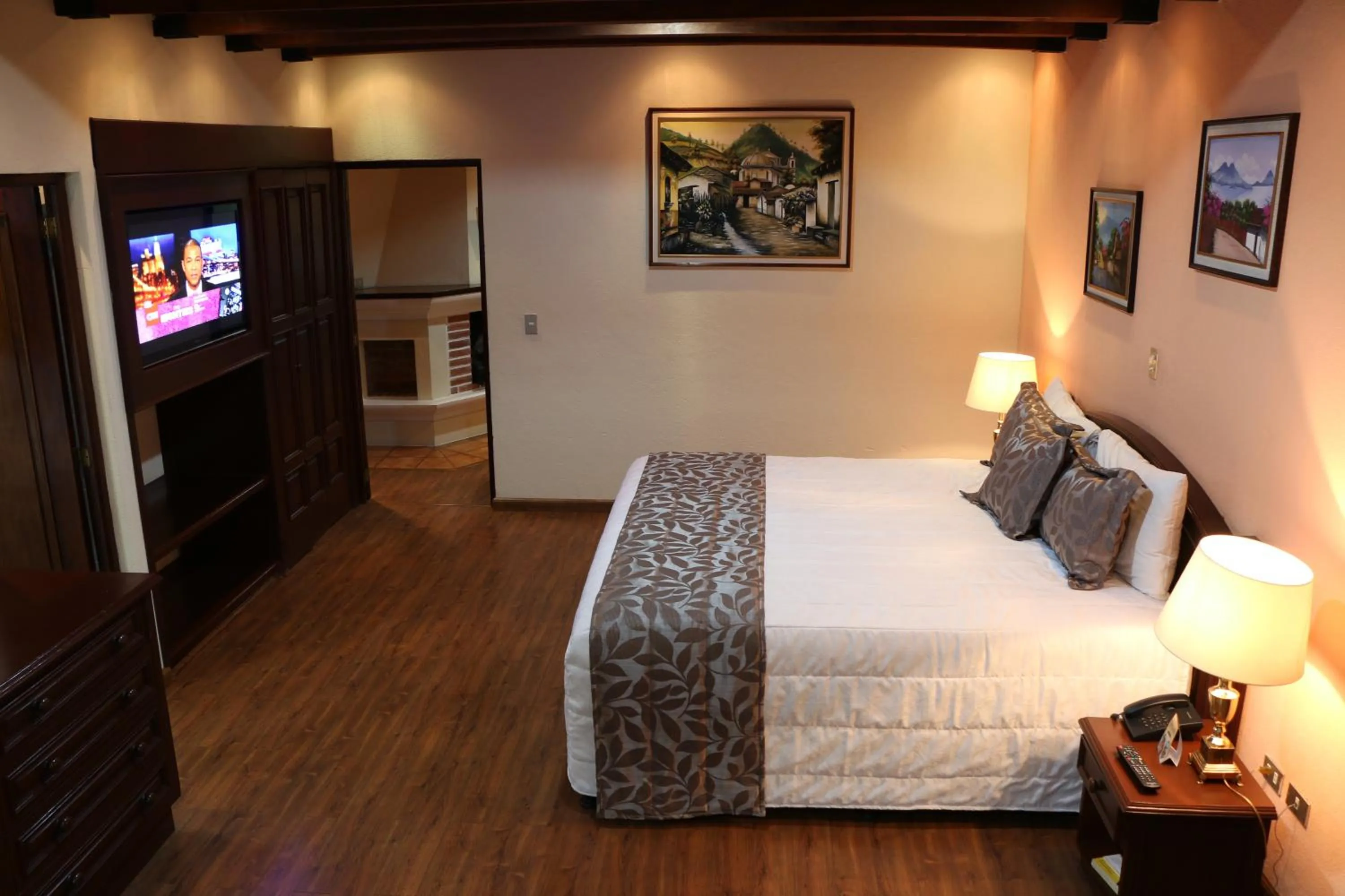 Bed in Hotel Pensión Bonifaz