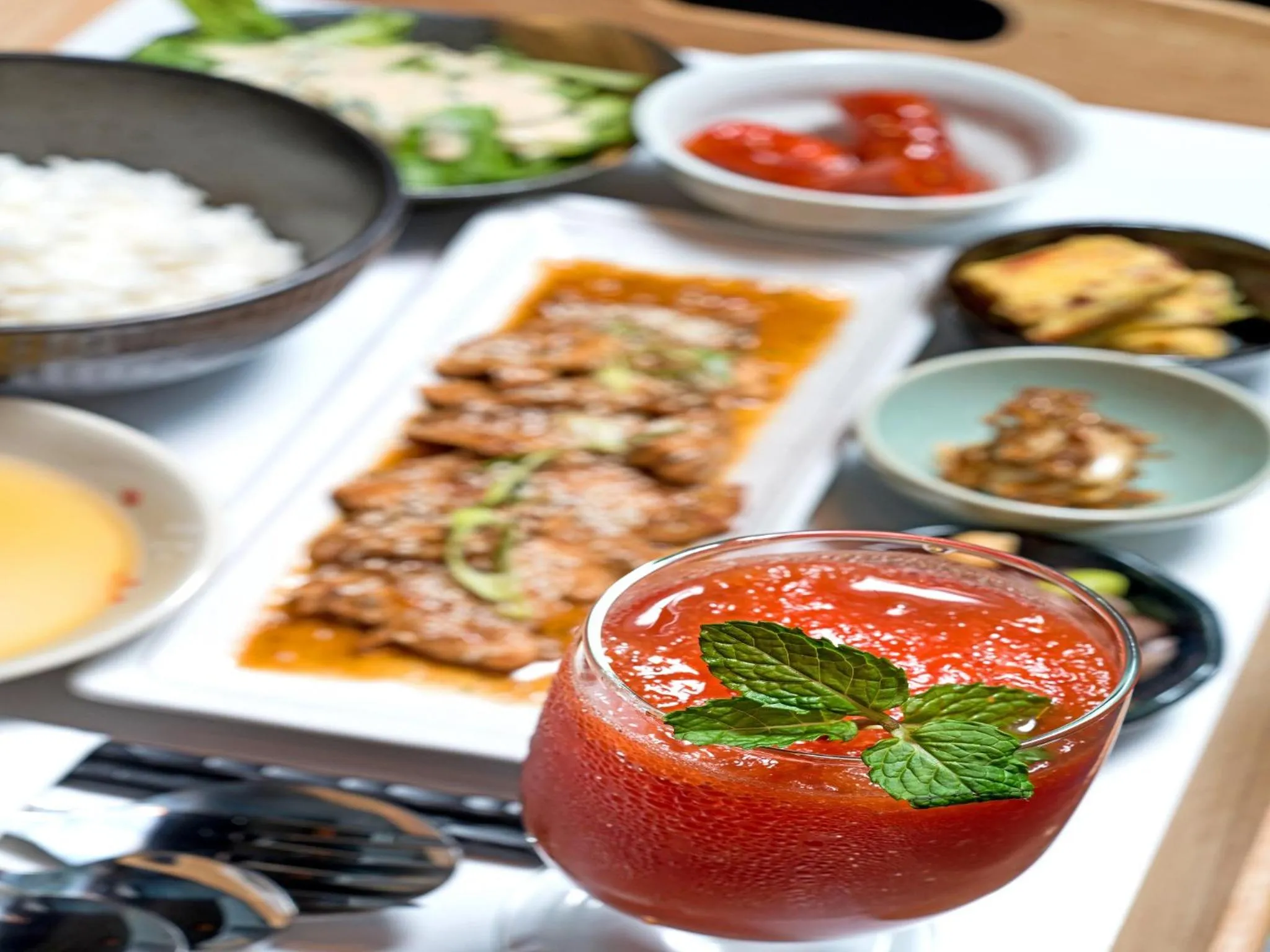 Restaurant/places to eat in Tama Boutique Hotel