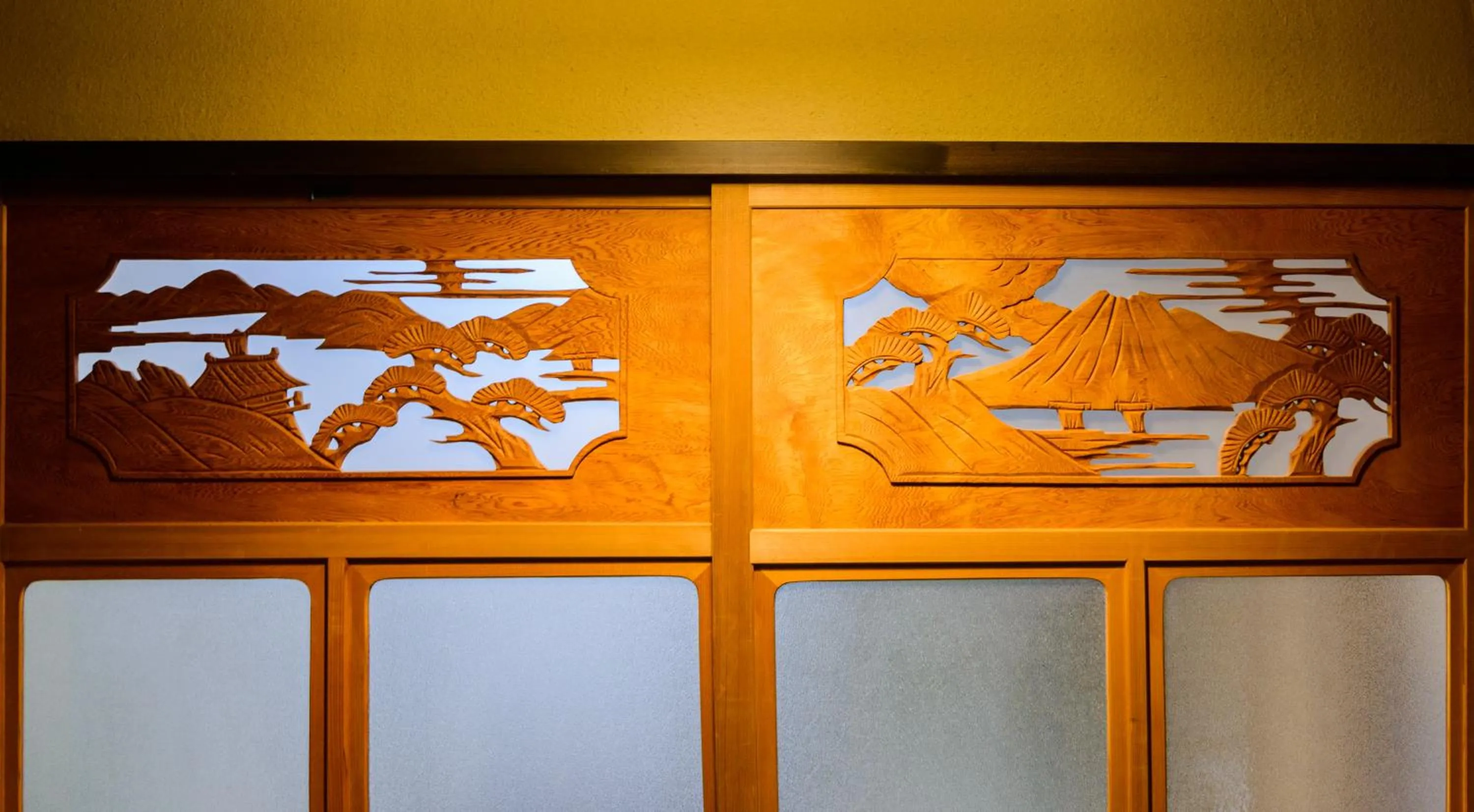 Decorative detail in Nadeshiko Shirakawa Machiya House