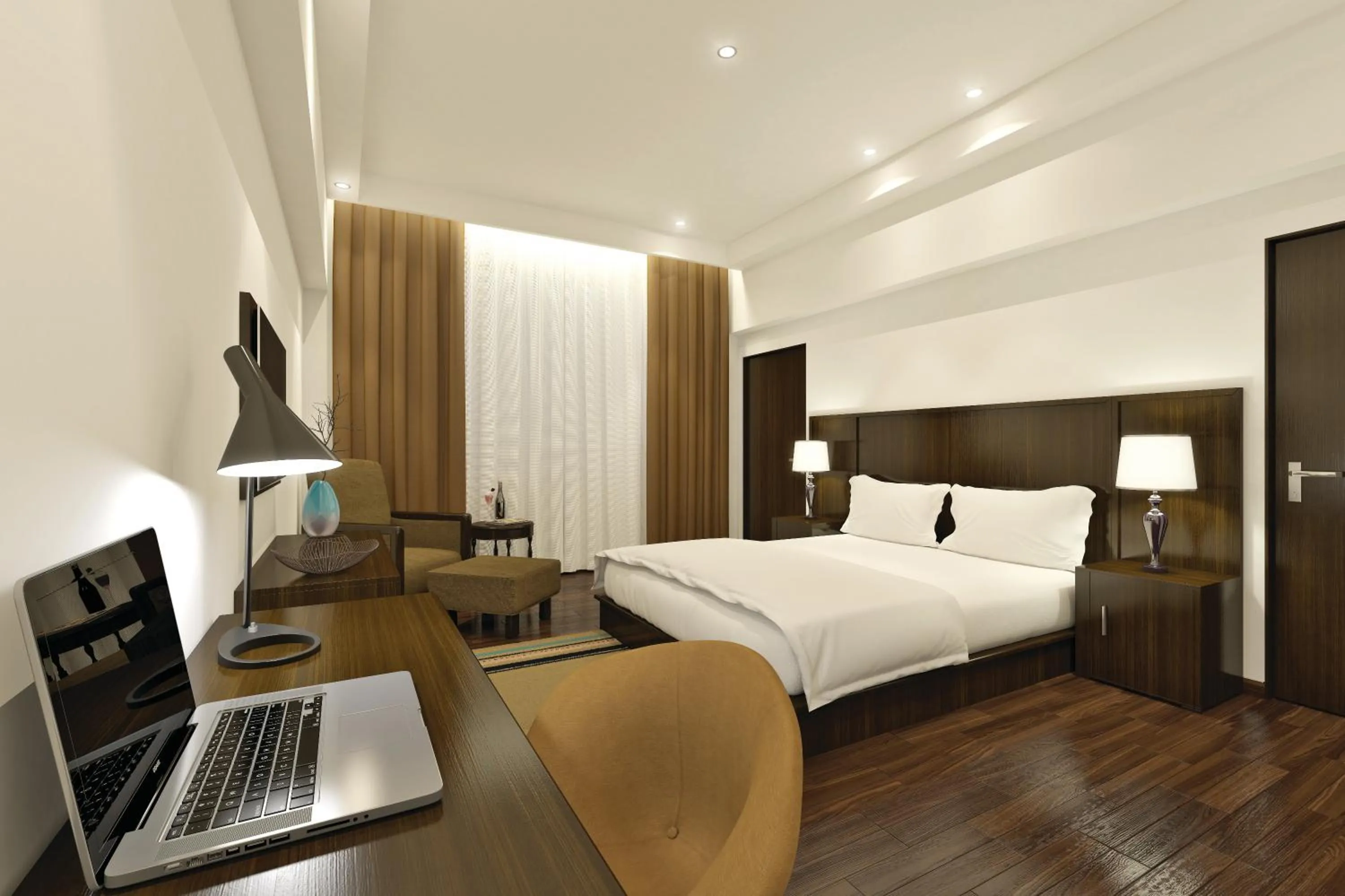 Bedroom in Regenta Central Hestia Dahej, Bhensali