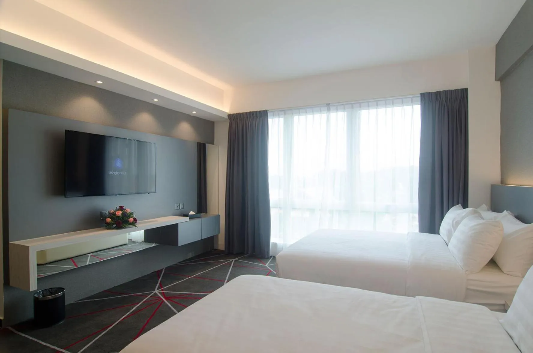 Photo of the whole room, Bed in Amerin Hotel Johor Bahru
