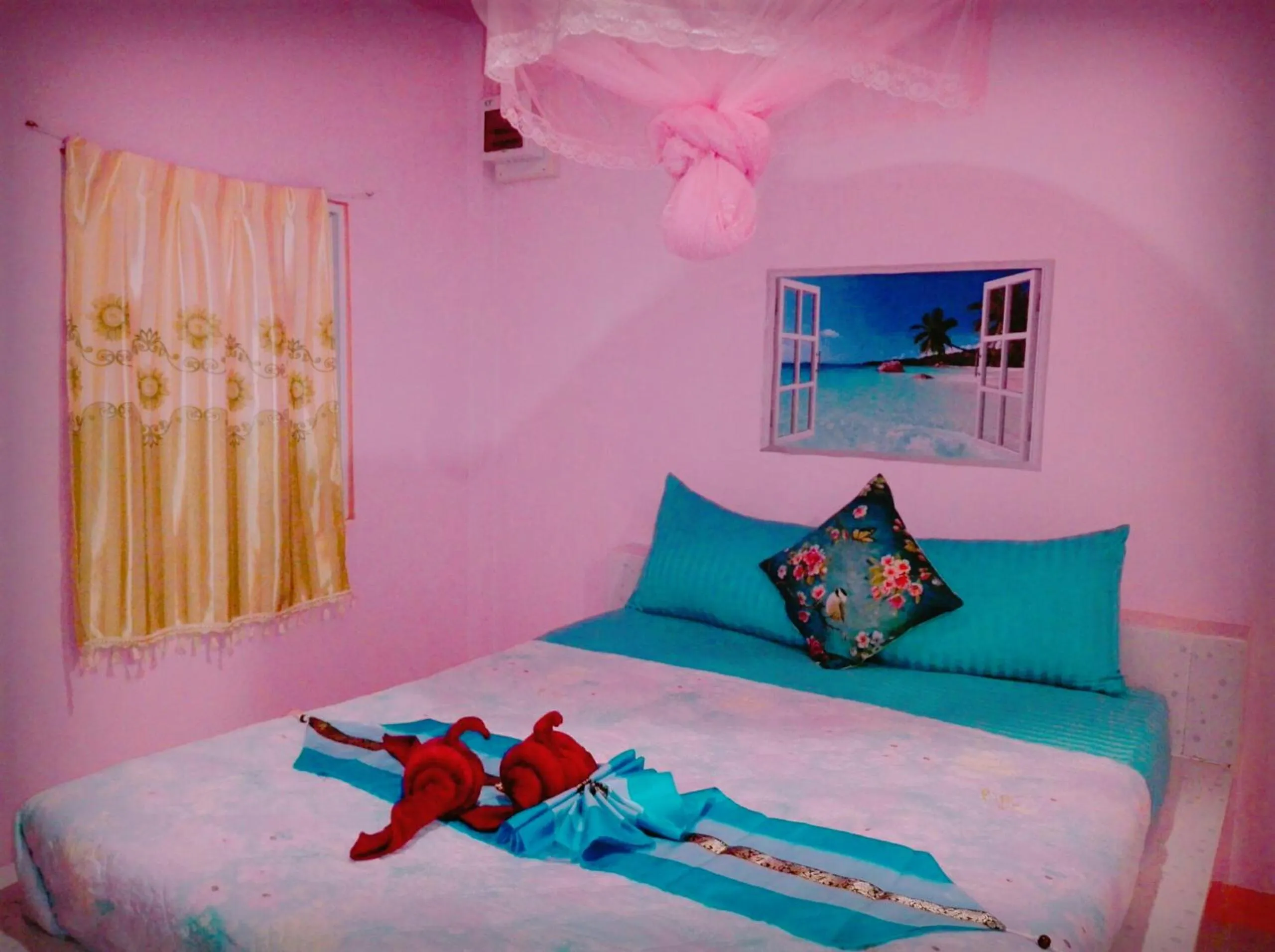 Bedroom, Bed in Rimsuan House