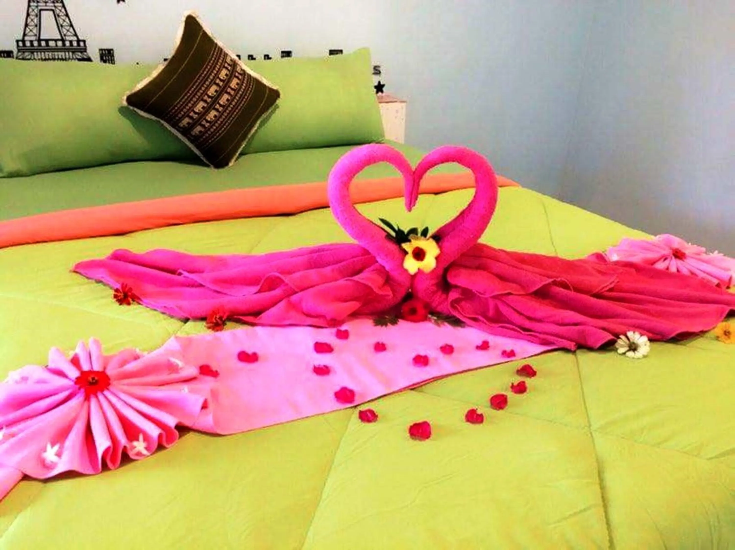 Bedroom, Bed in Rimsuan House