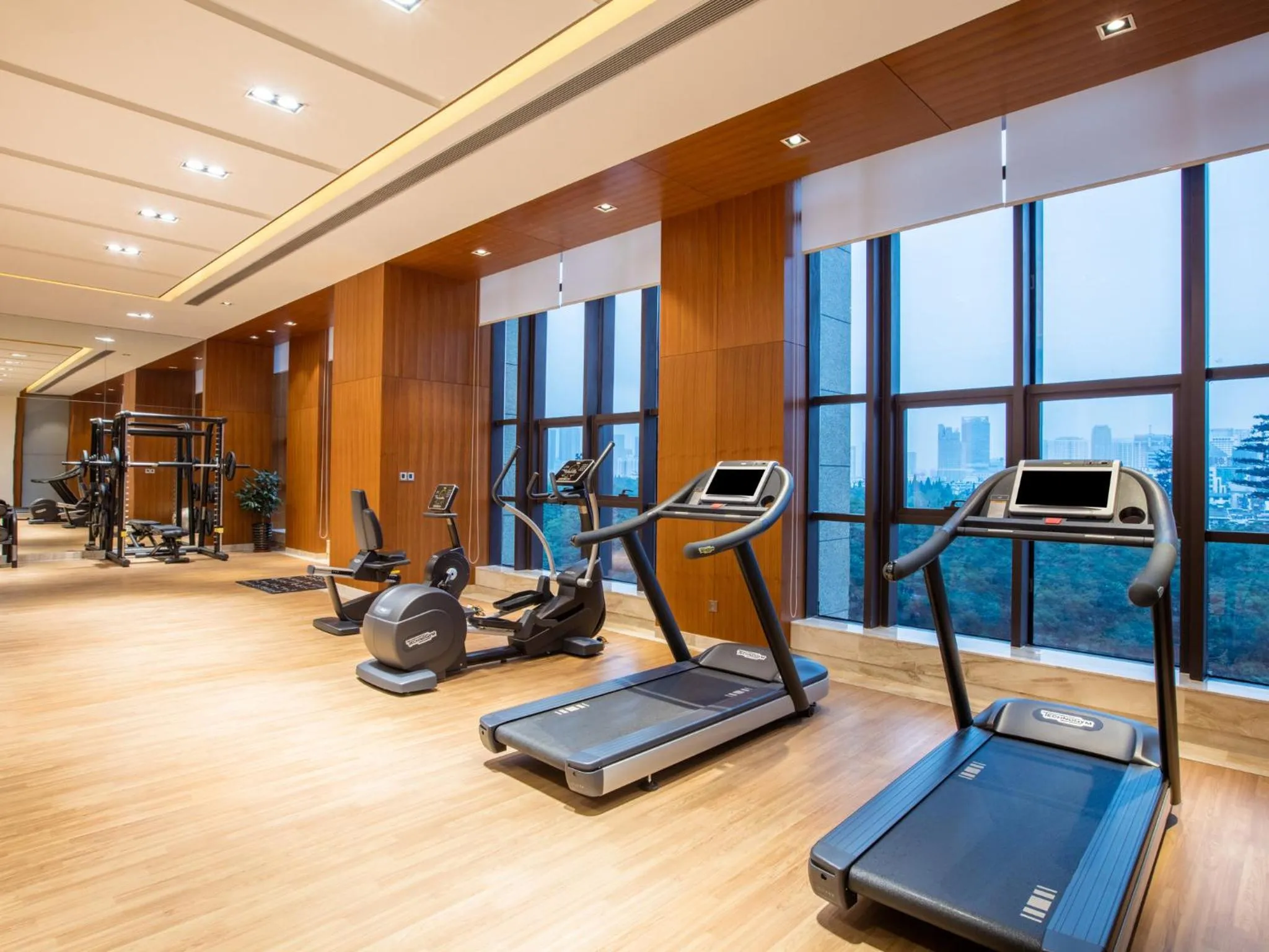 Fitness centre/facilities in Crowne Plaza Hefei Rongqiao by IHG