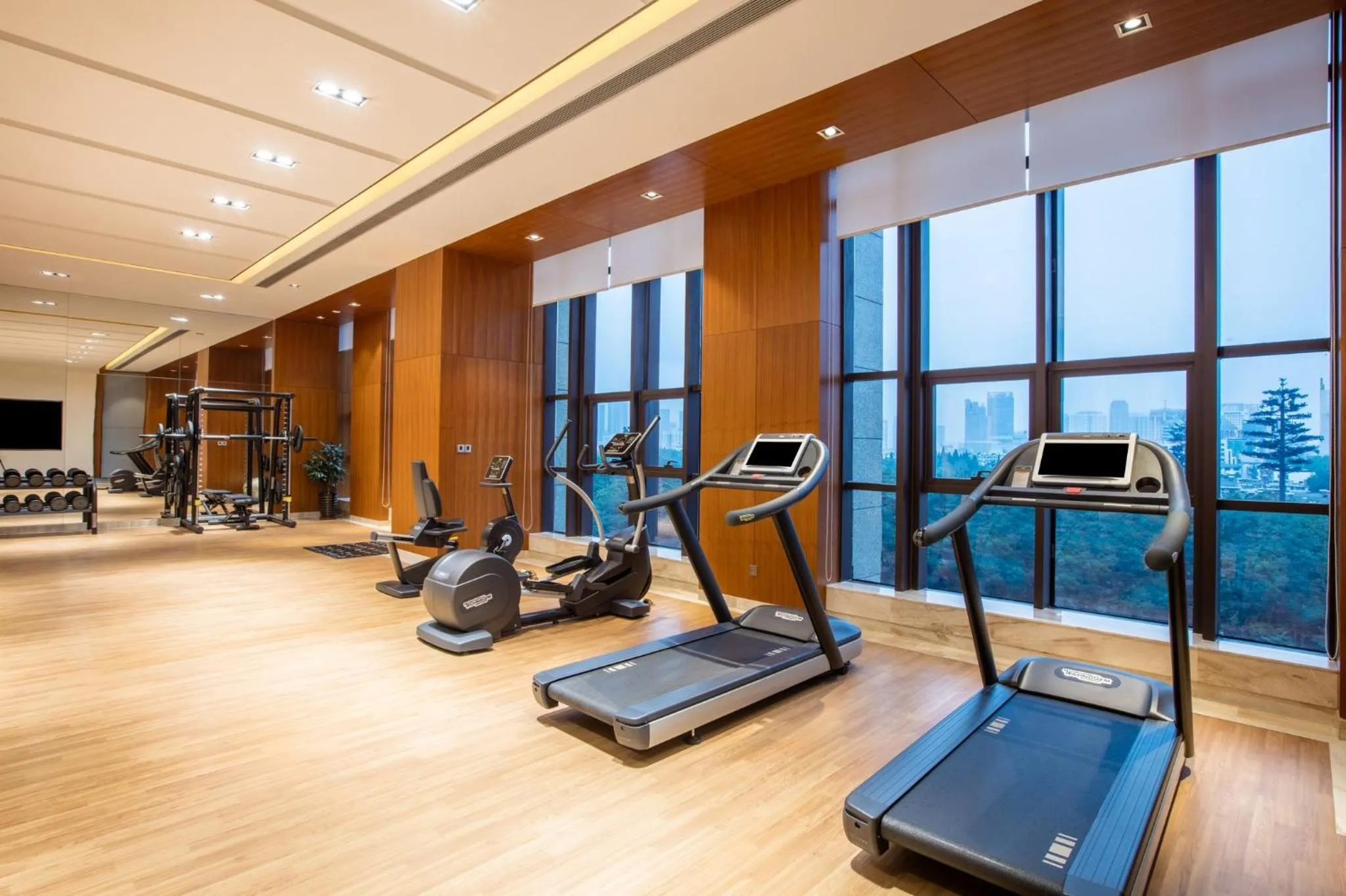 Fitness centre/facilities in Crowne Plaza Hefei Rongqiao by IHG