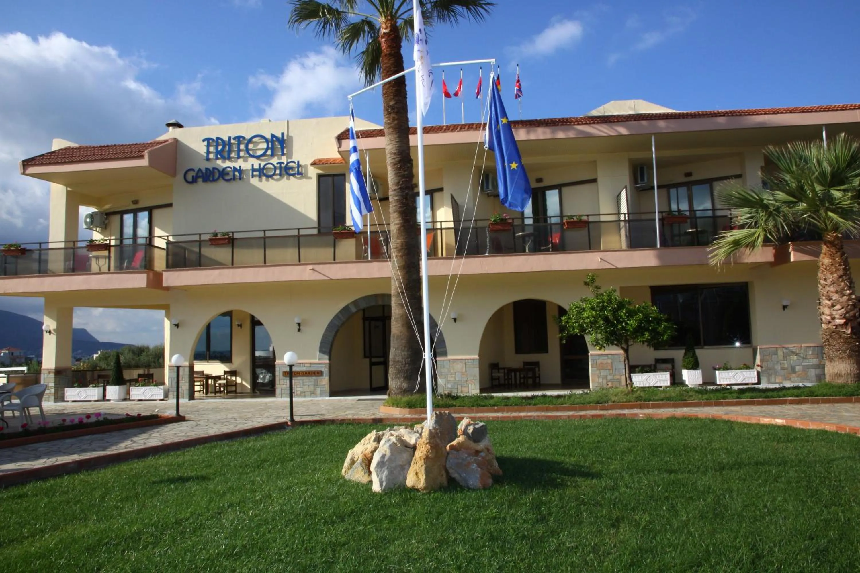 Property building in Triton Garden Hotel