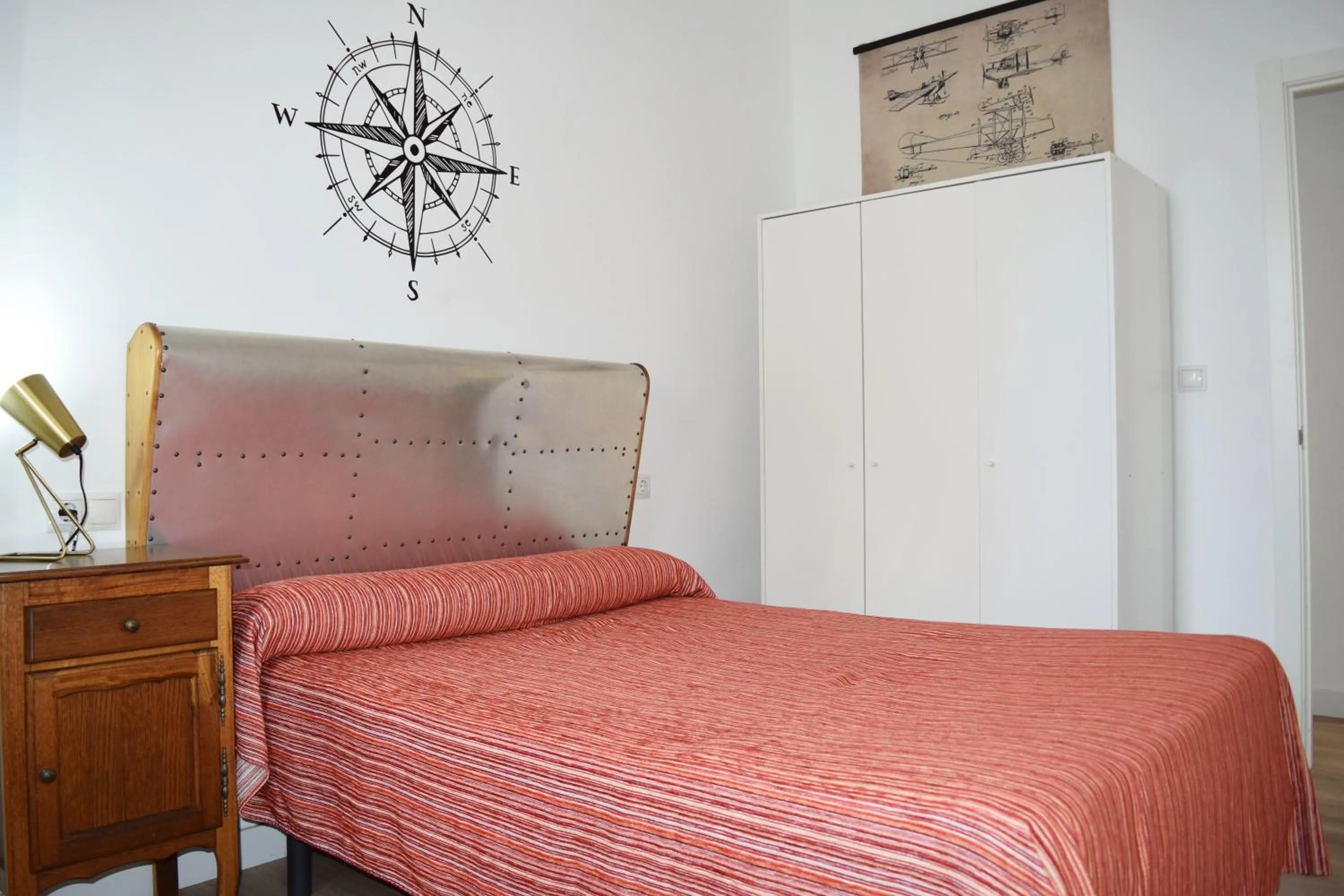 Bed in Hotel Mirablau