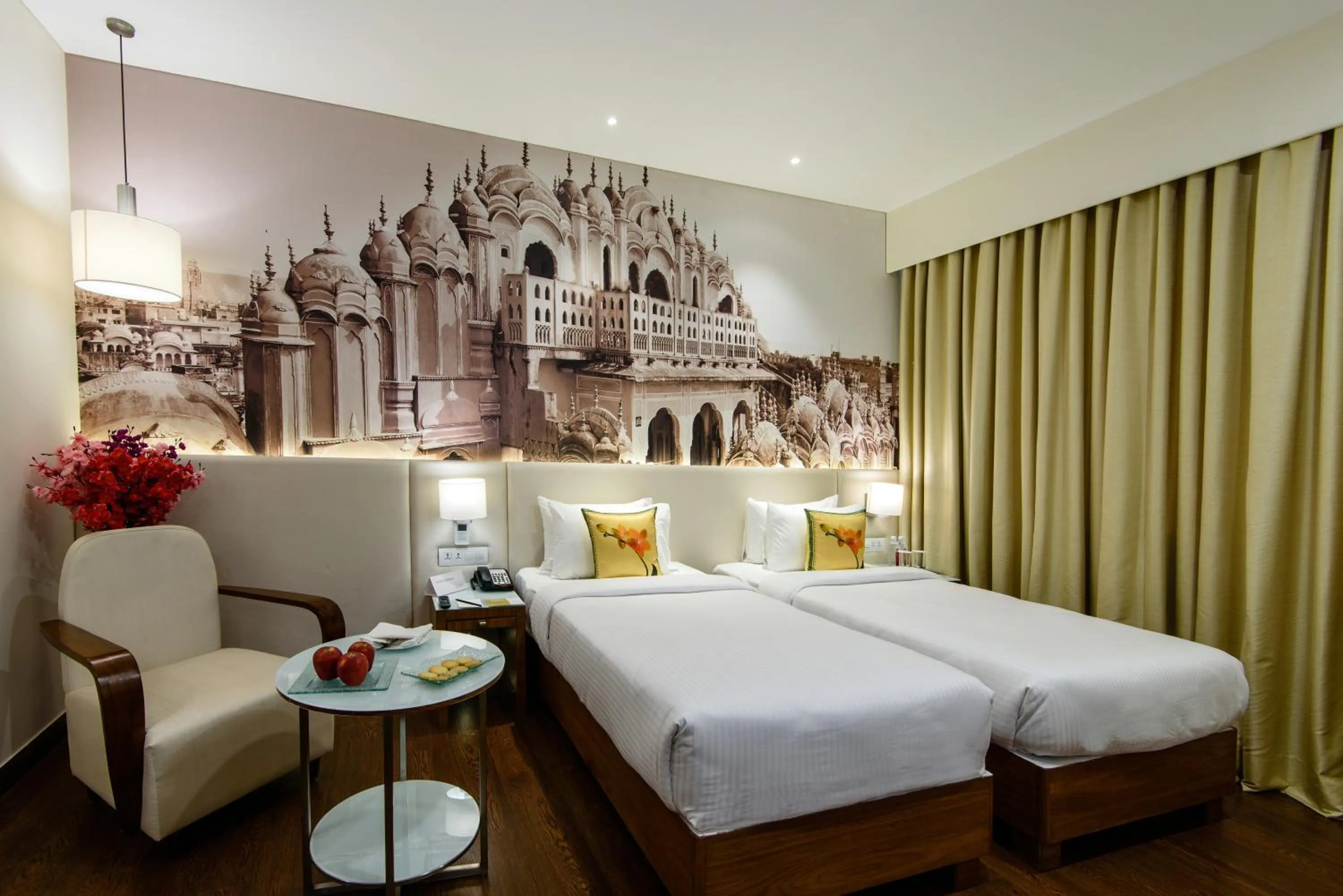 Bed in Regenta Central Jaipur