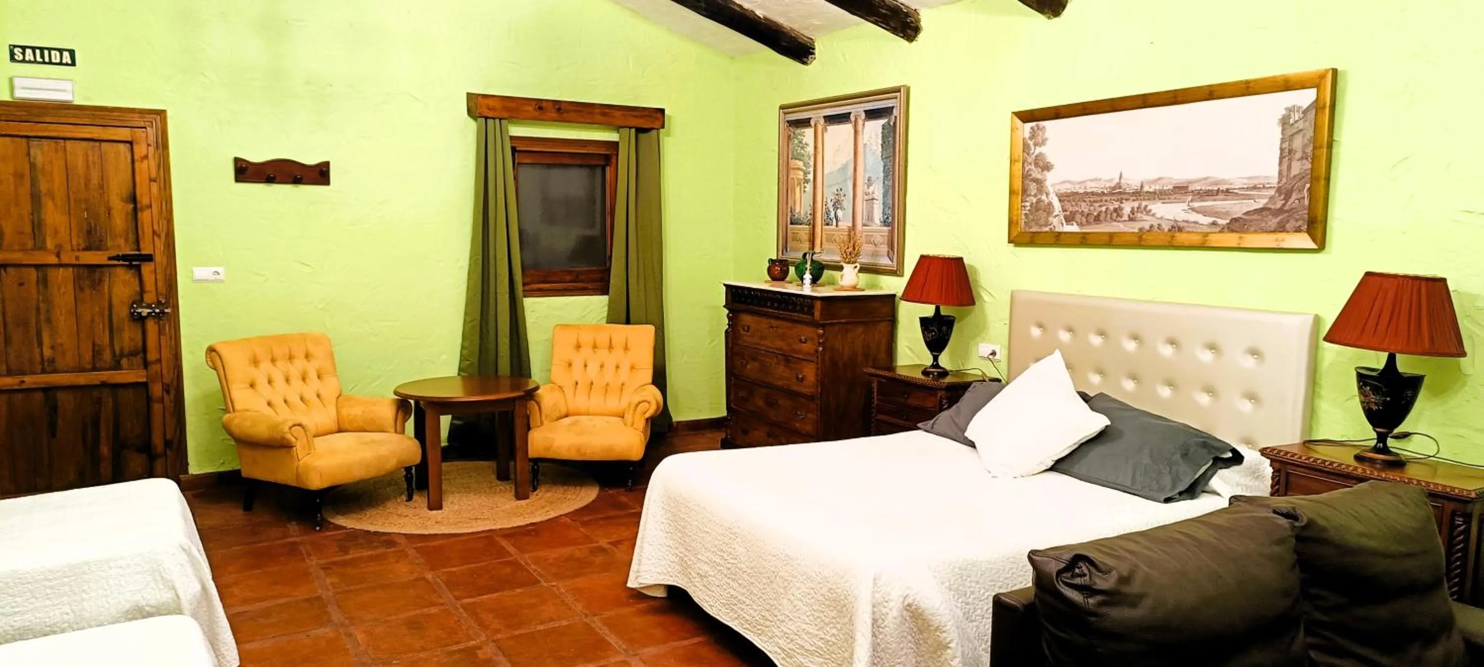 Bedroom, Bed in Hotel Restaurante Las Buitreras