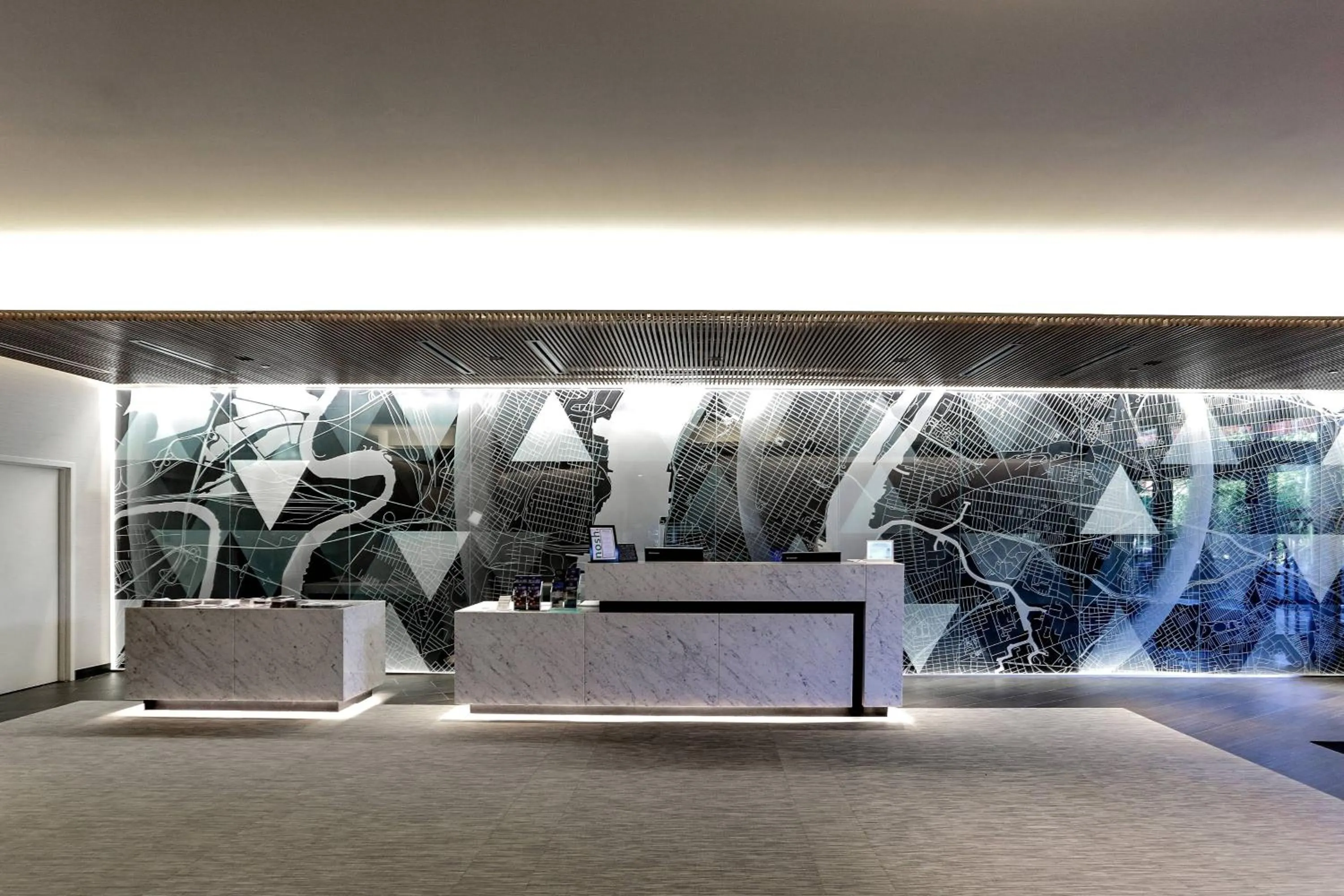 Lobby or reception in Courtyard by Marriott Long Island City/New York Manhattan View