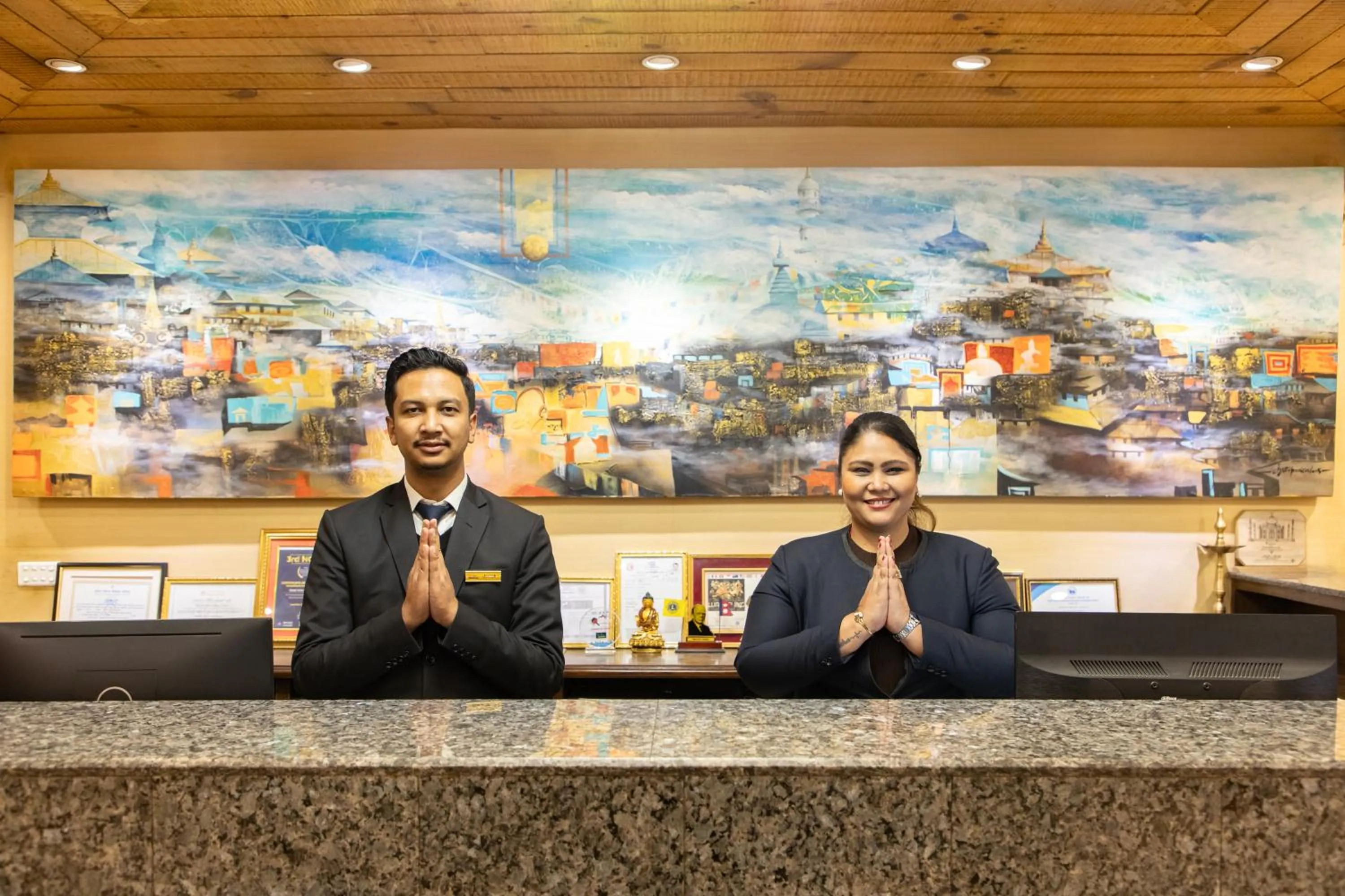 Lobby or reception in Hotel Arts Kathmandu