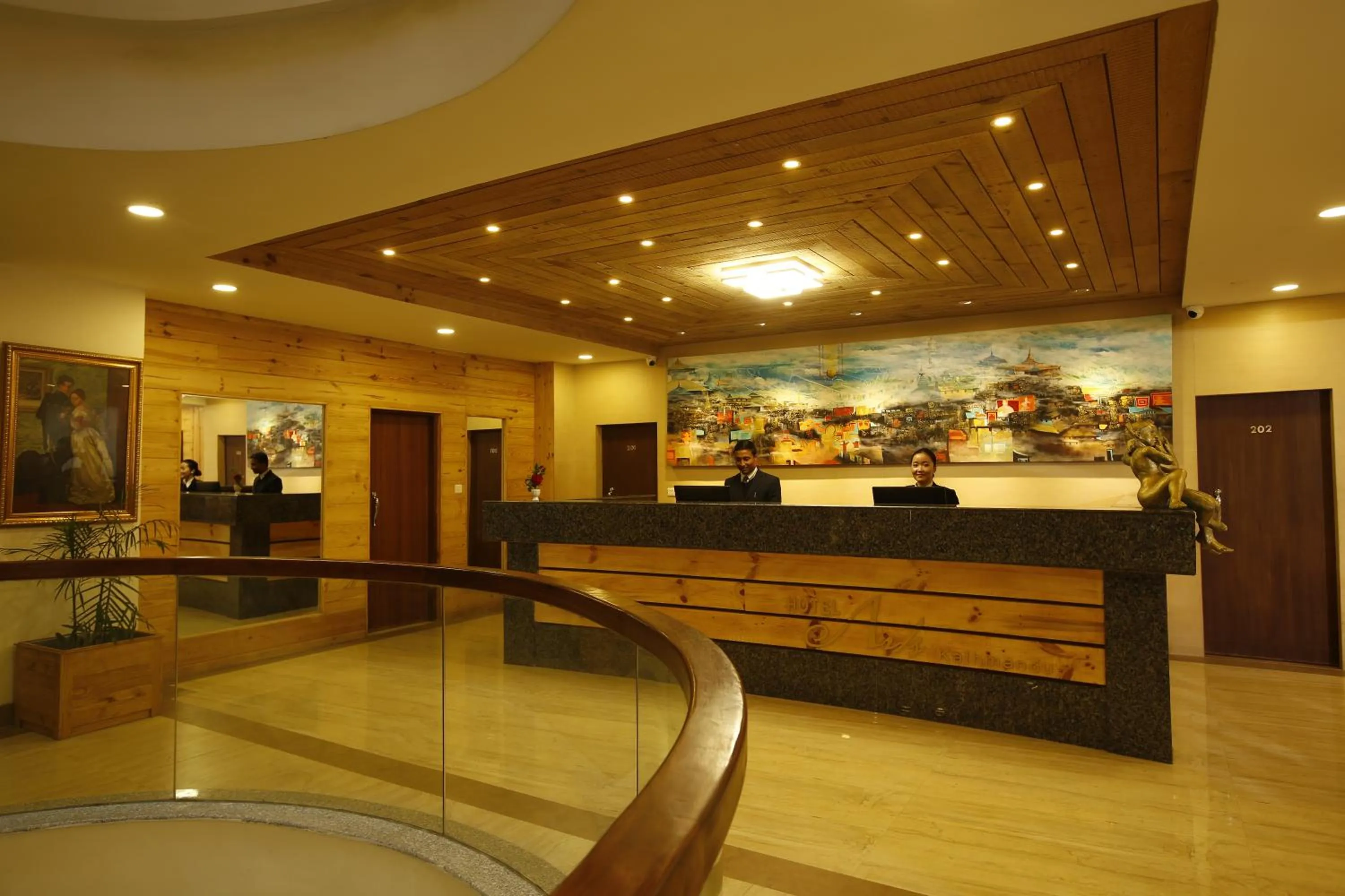 Lobby or reception in Hotel Arts Kathmandu
