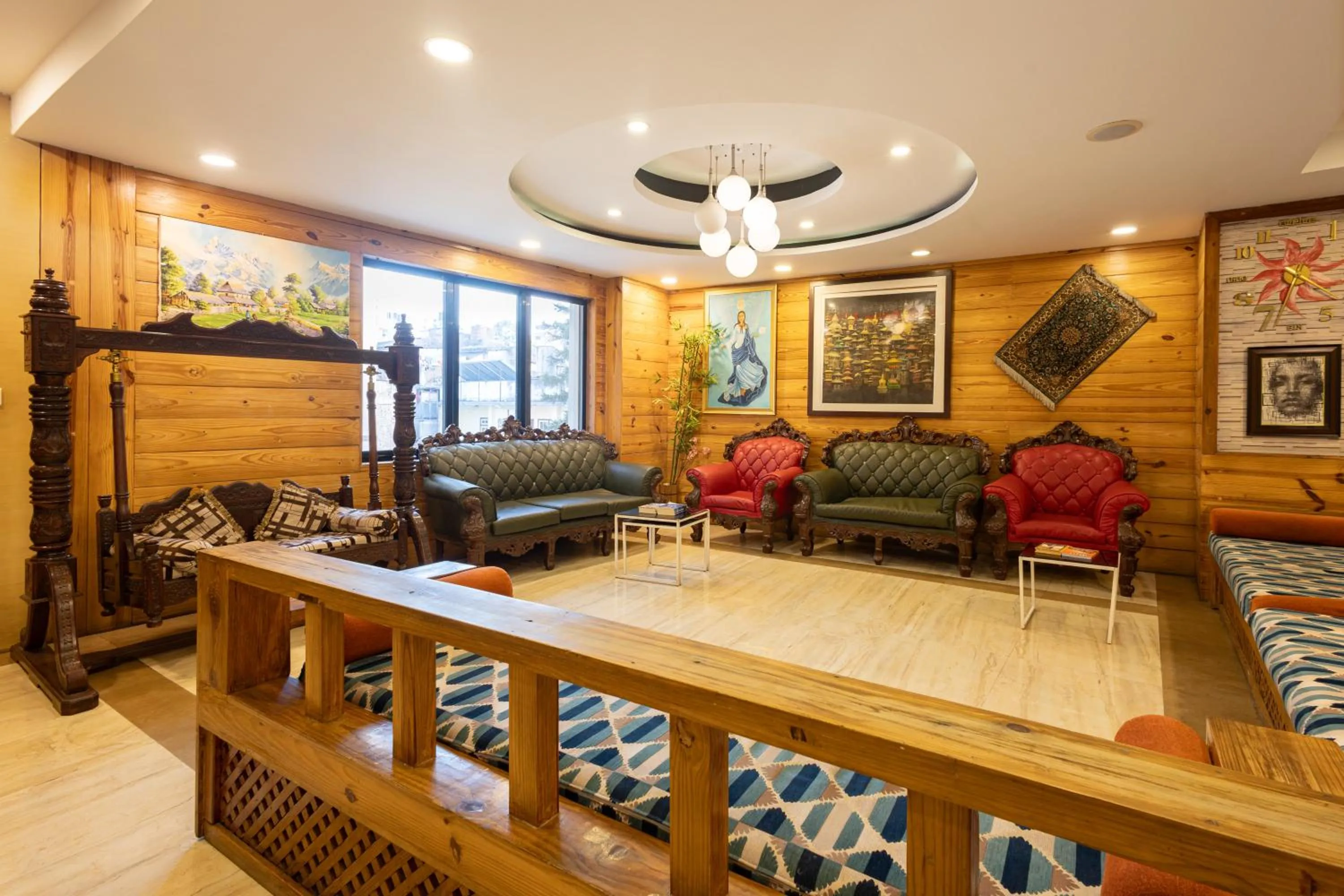 Lobby or reception in Hotel Arts Kathmandu