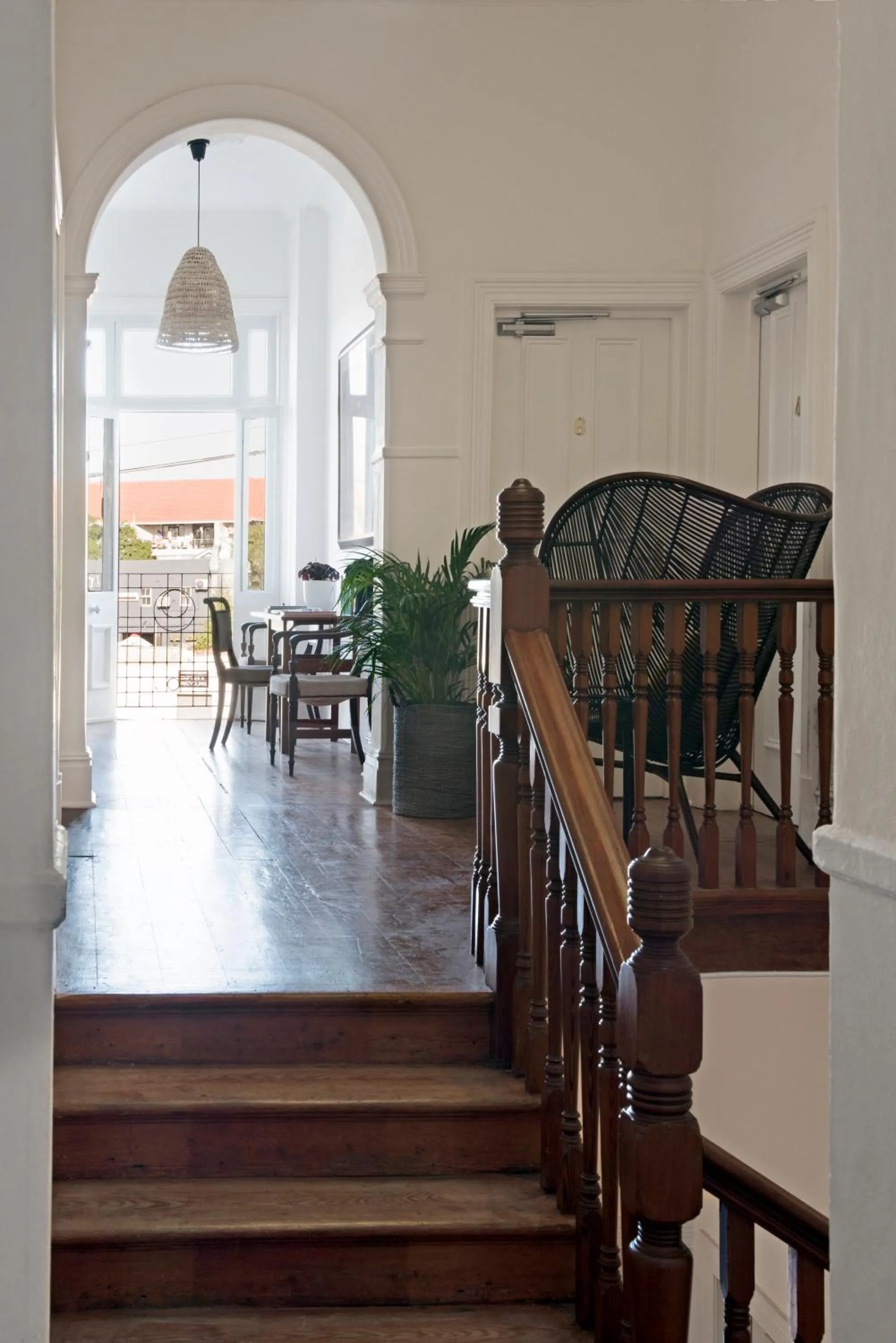 Facade/entrance in Harpers House