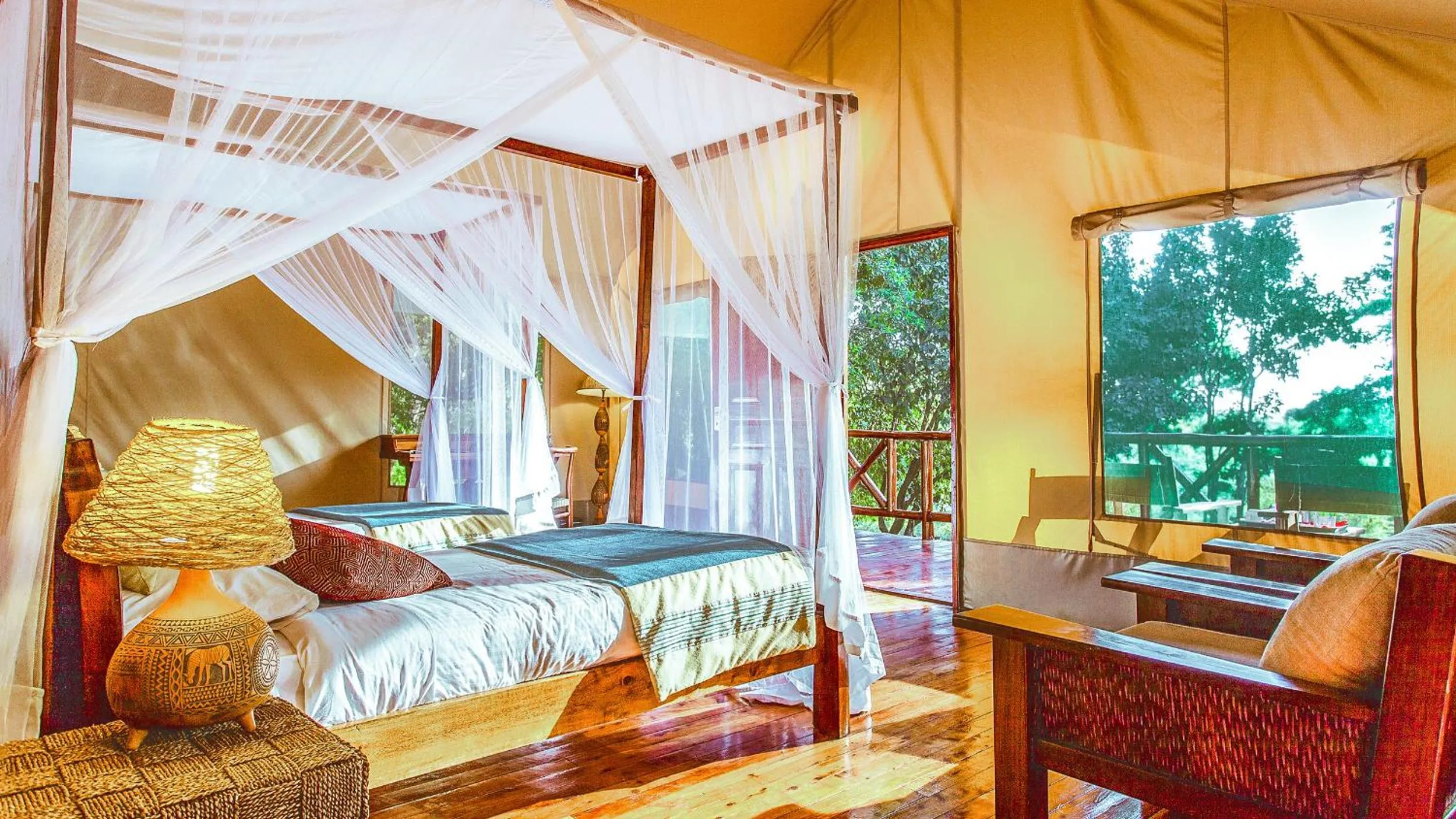 Bed in Mara Leisure Camp