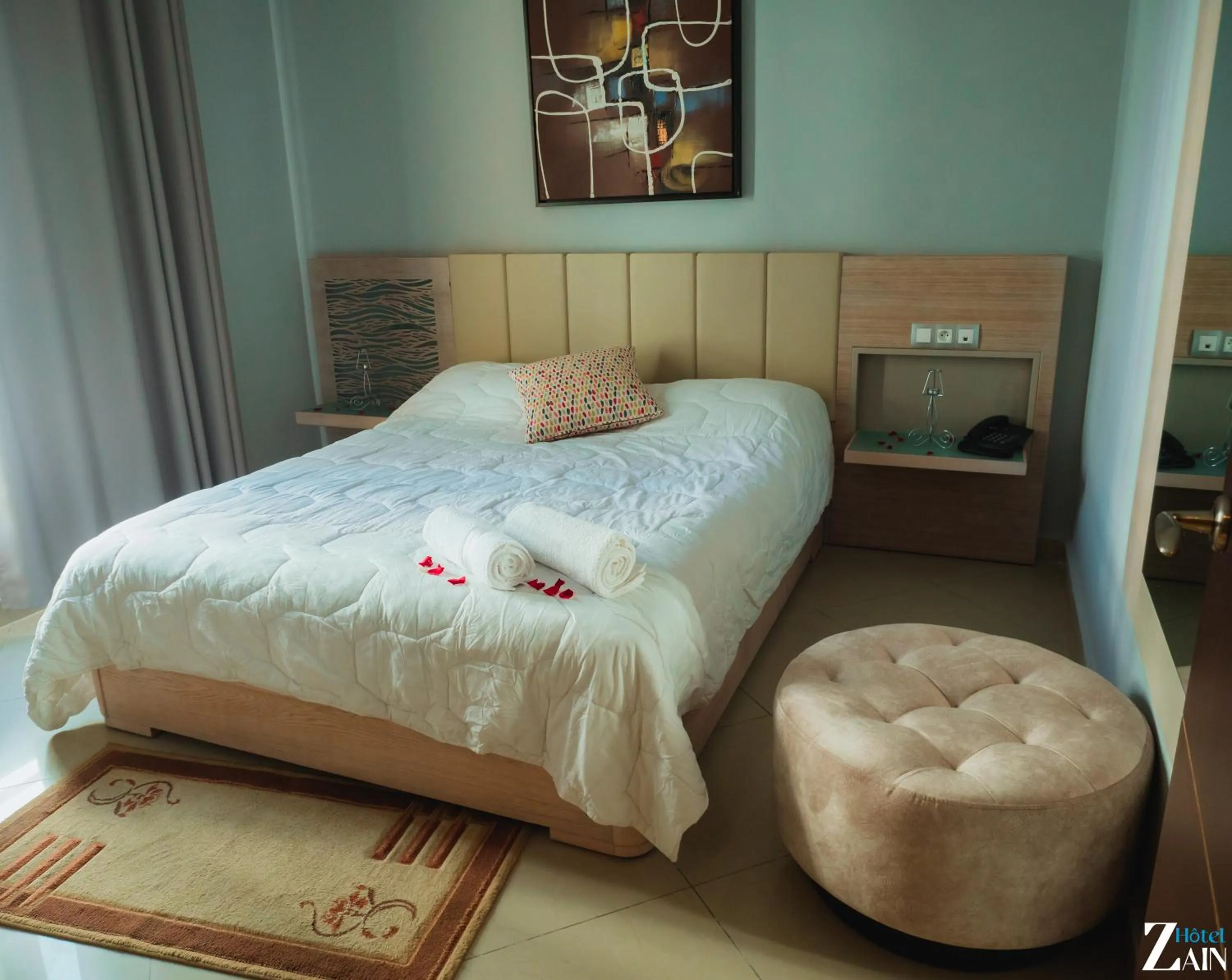 Bed in Zain Hotel