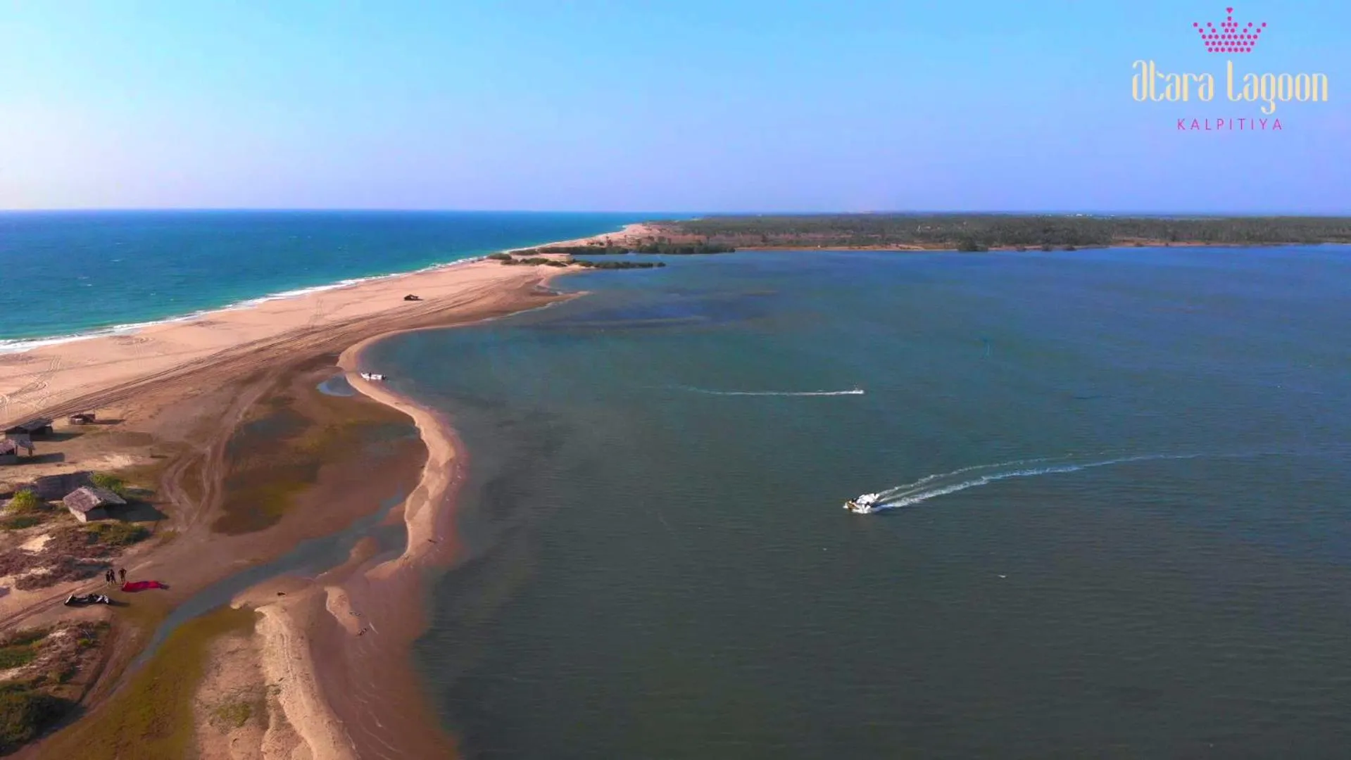 Bird's eye view in Atara Lagoon Kalpitiya