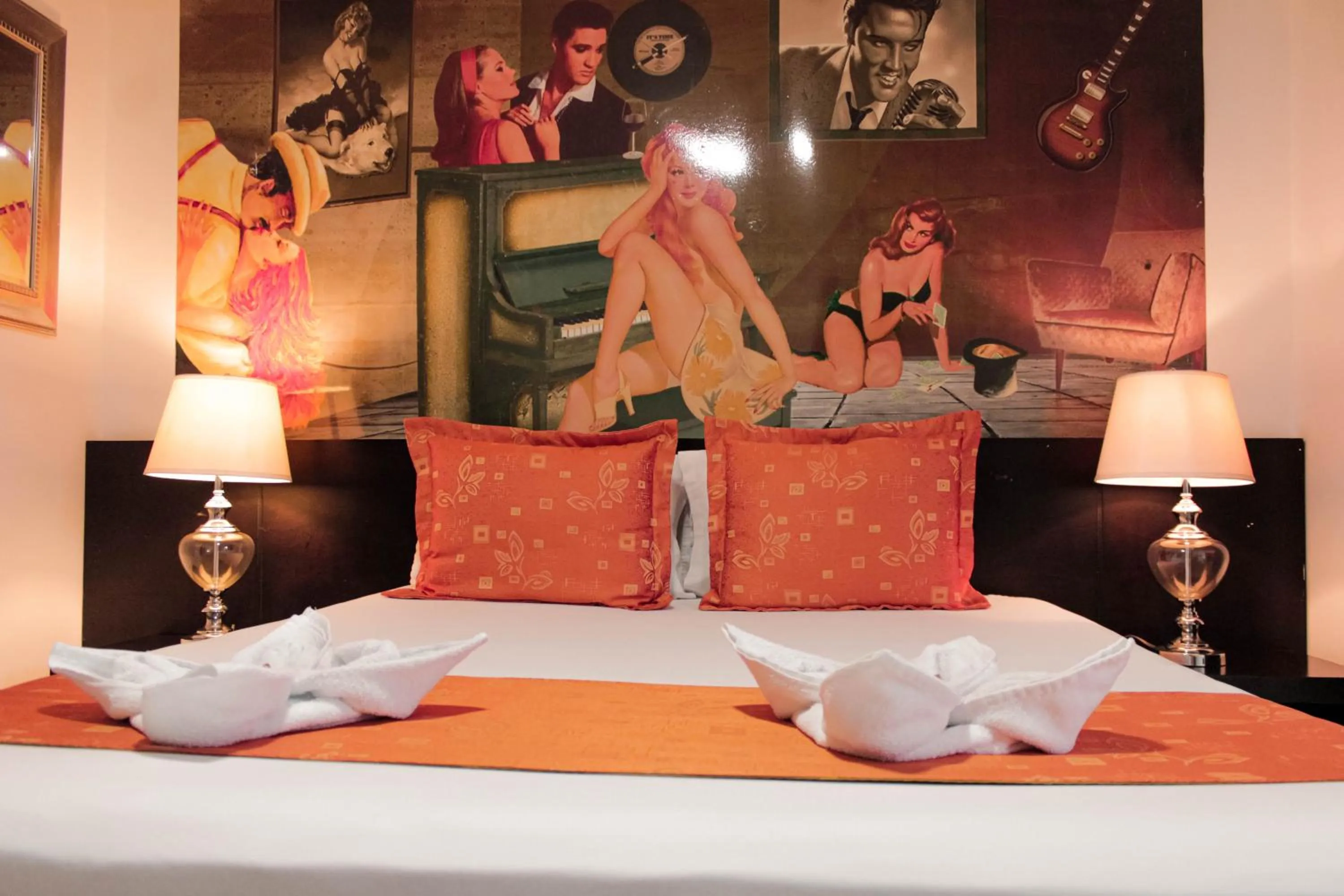 Bed in Hotel Plaza Garibaldi