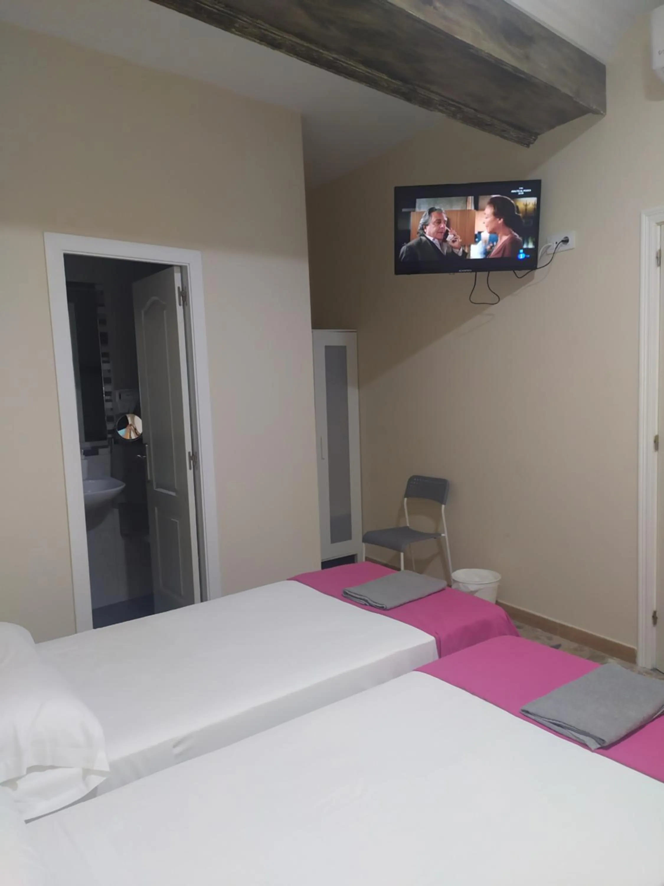 Bed in Pension Azahar