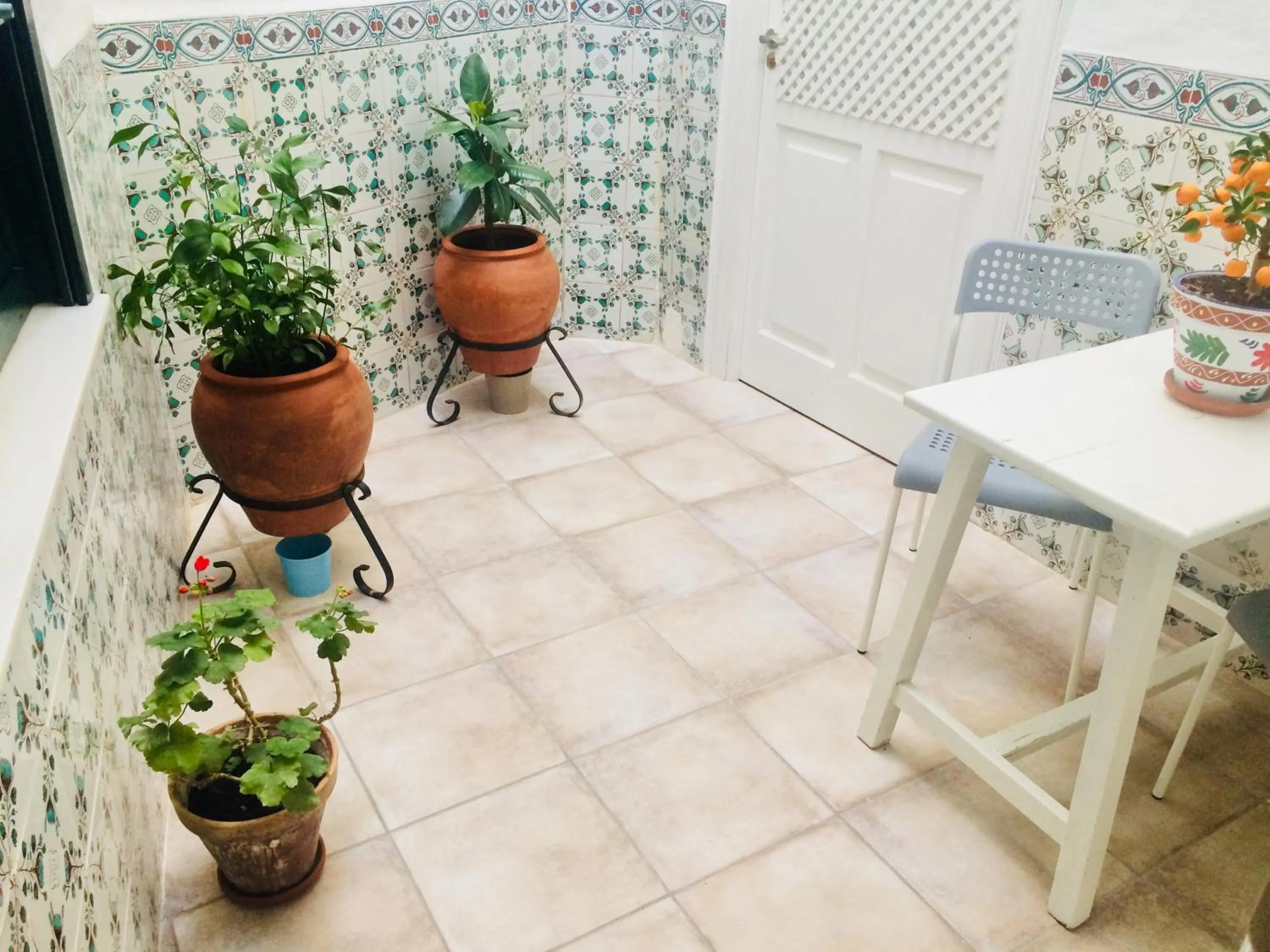 Patio in Pension Azahar