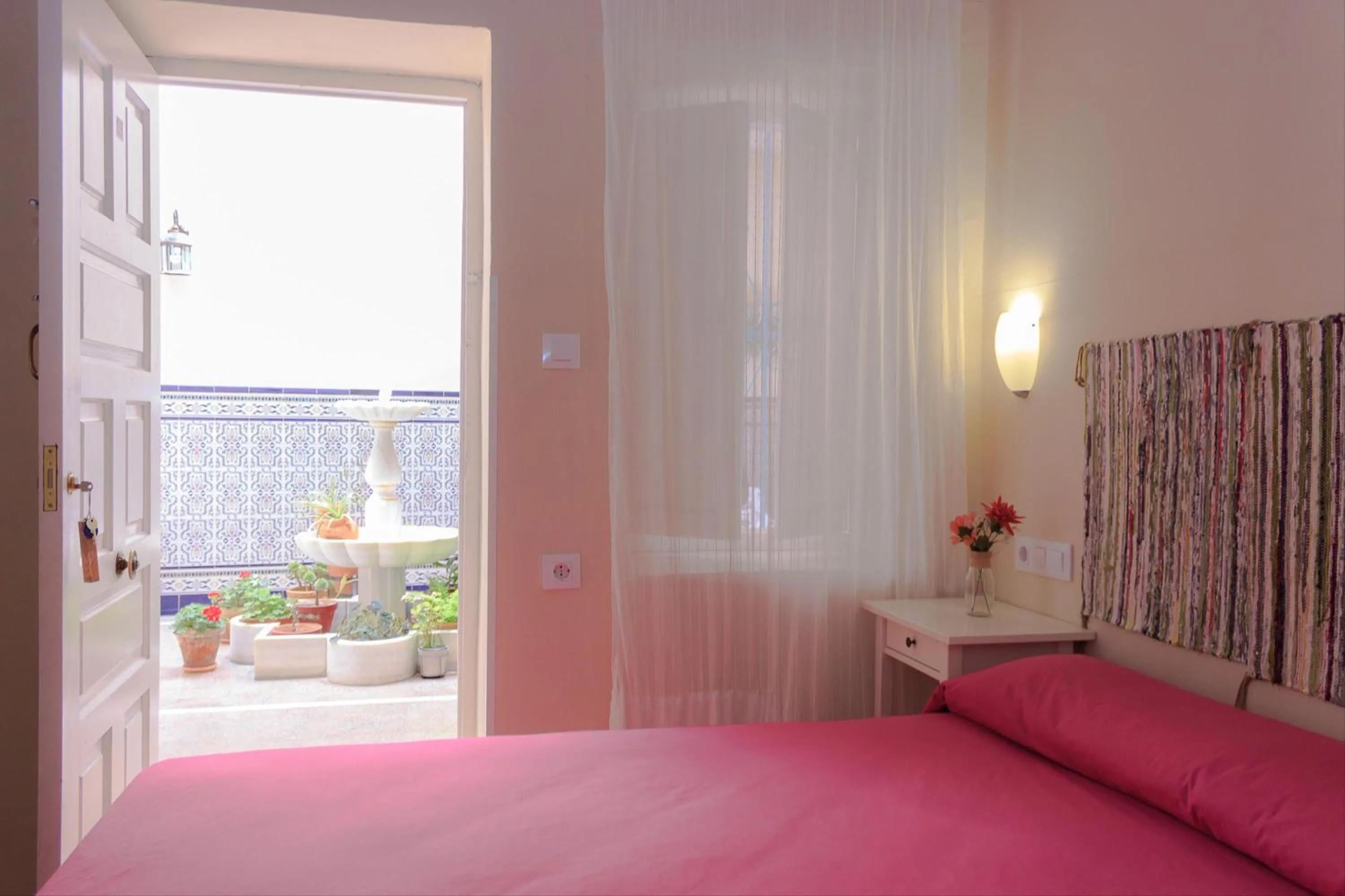 Bed in Pension Azahar