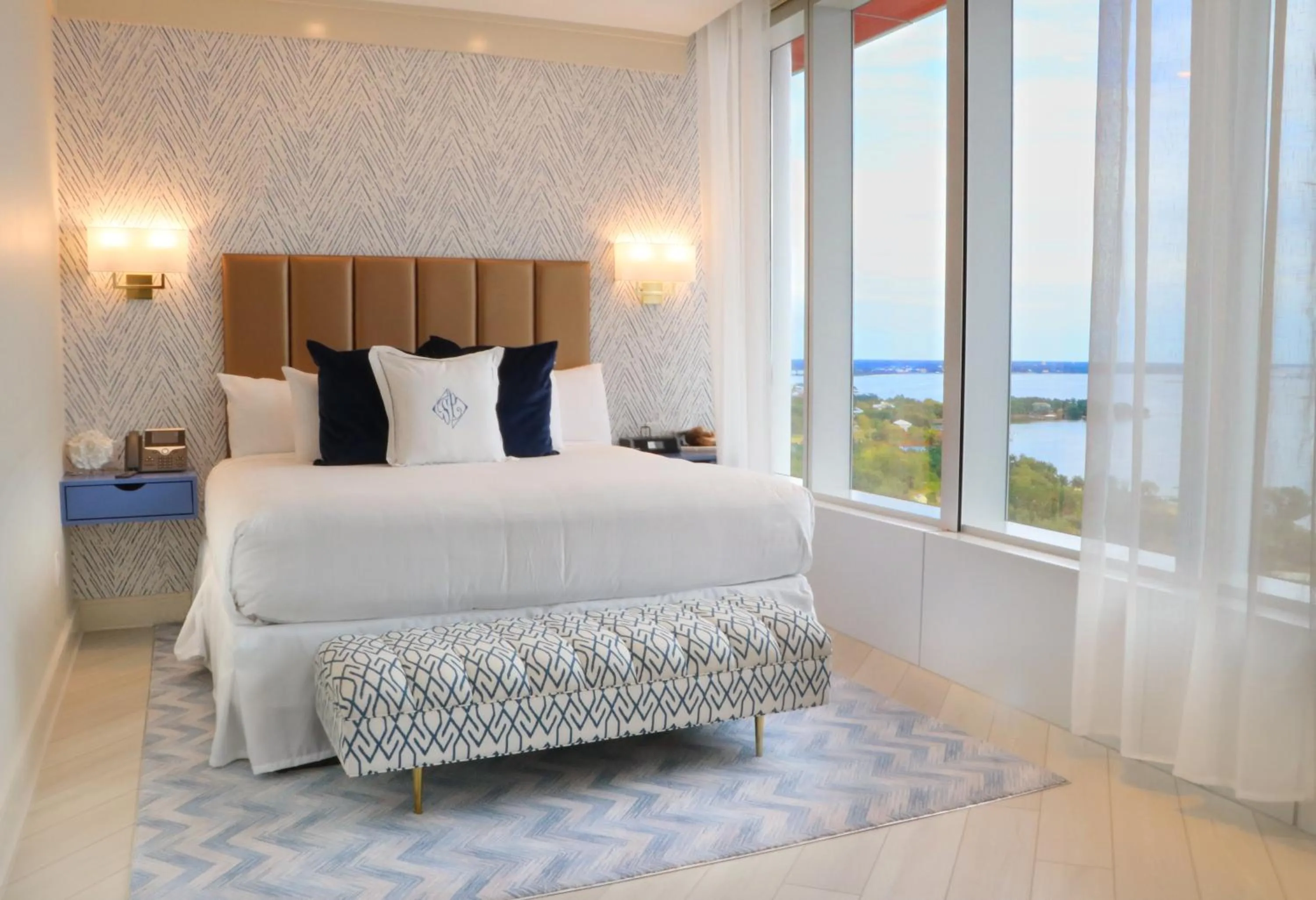 Bed in Scarlet Pearl Casino Resort