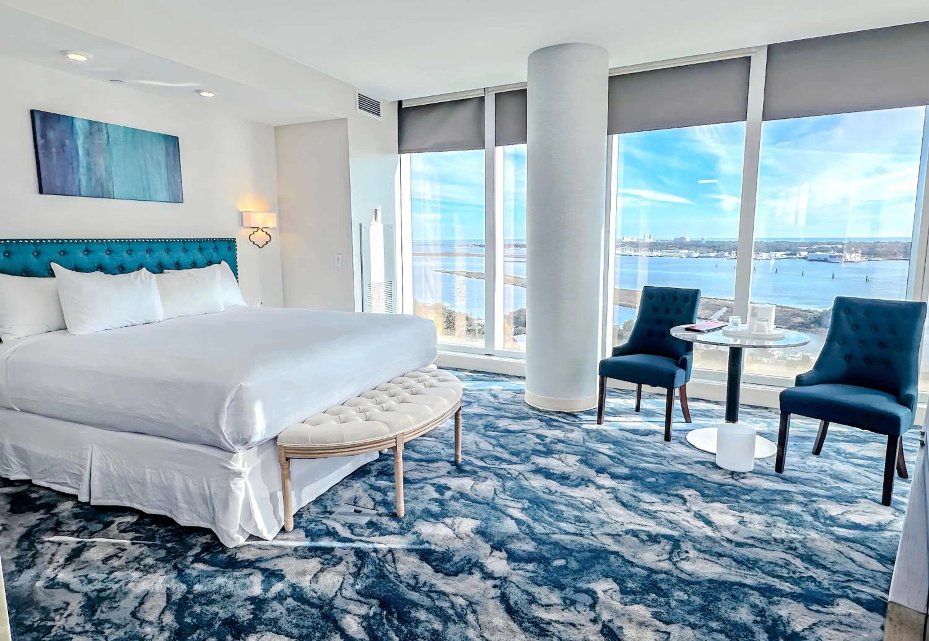 Bed in Scarlet Pearl Casino Resort