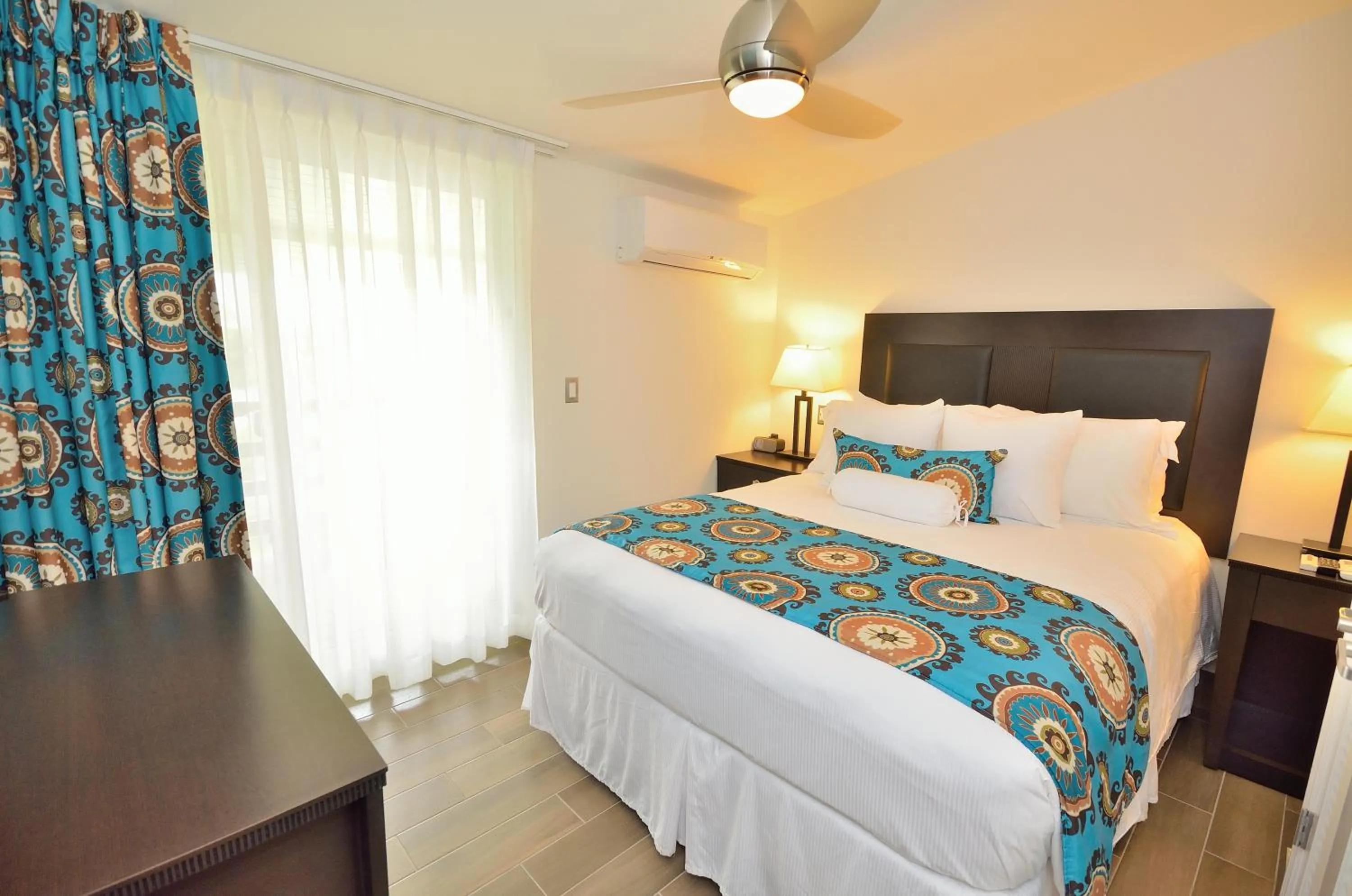 Bed in Royal St. Kitts Hotel