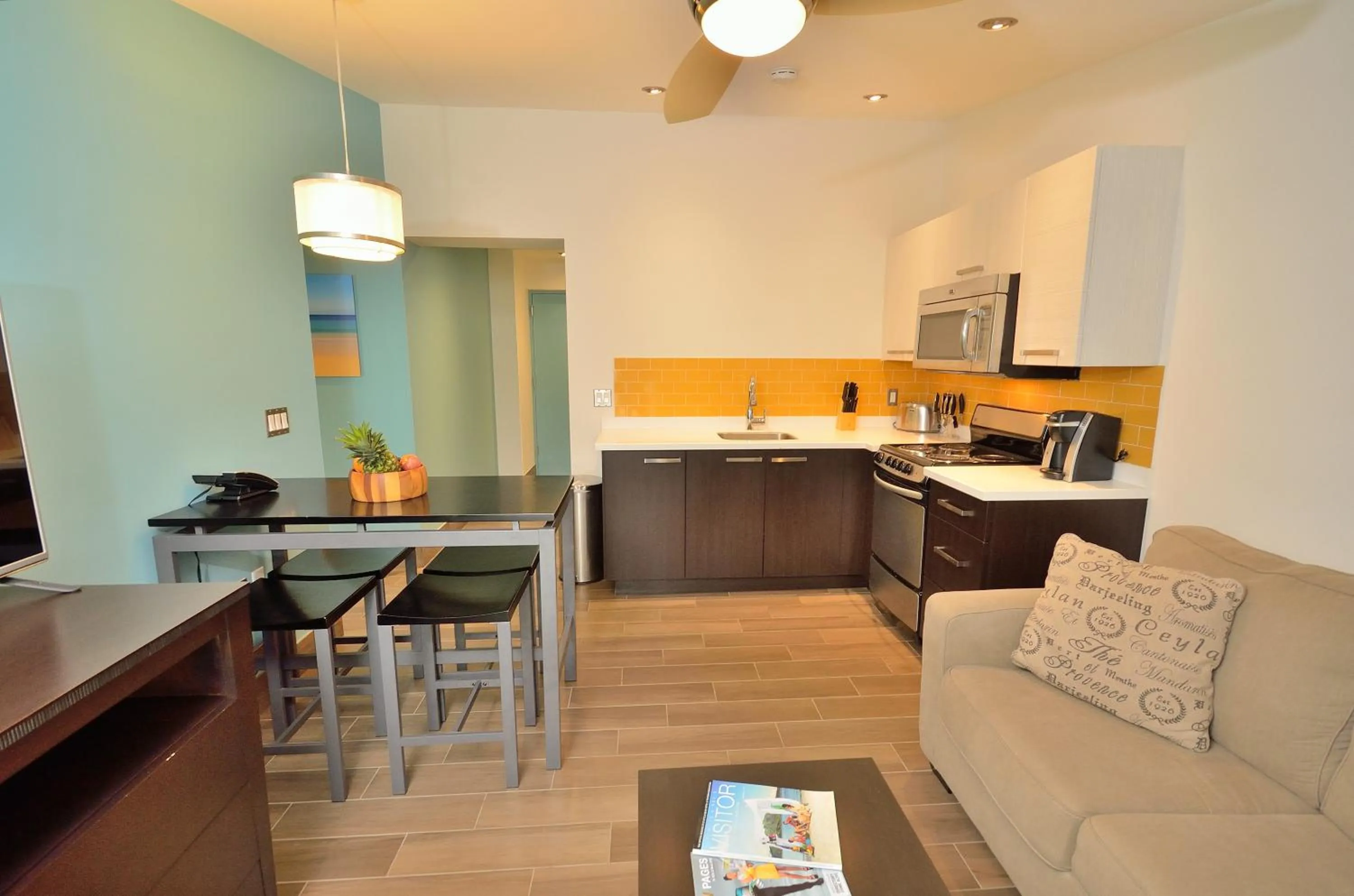 Living room in Royal St. Kitts Hotel