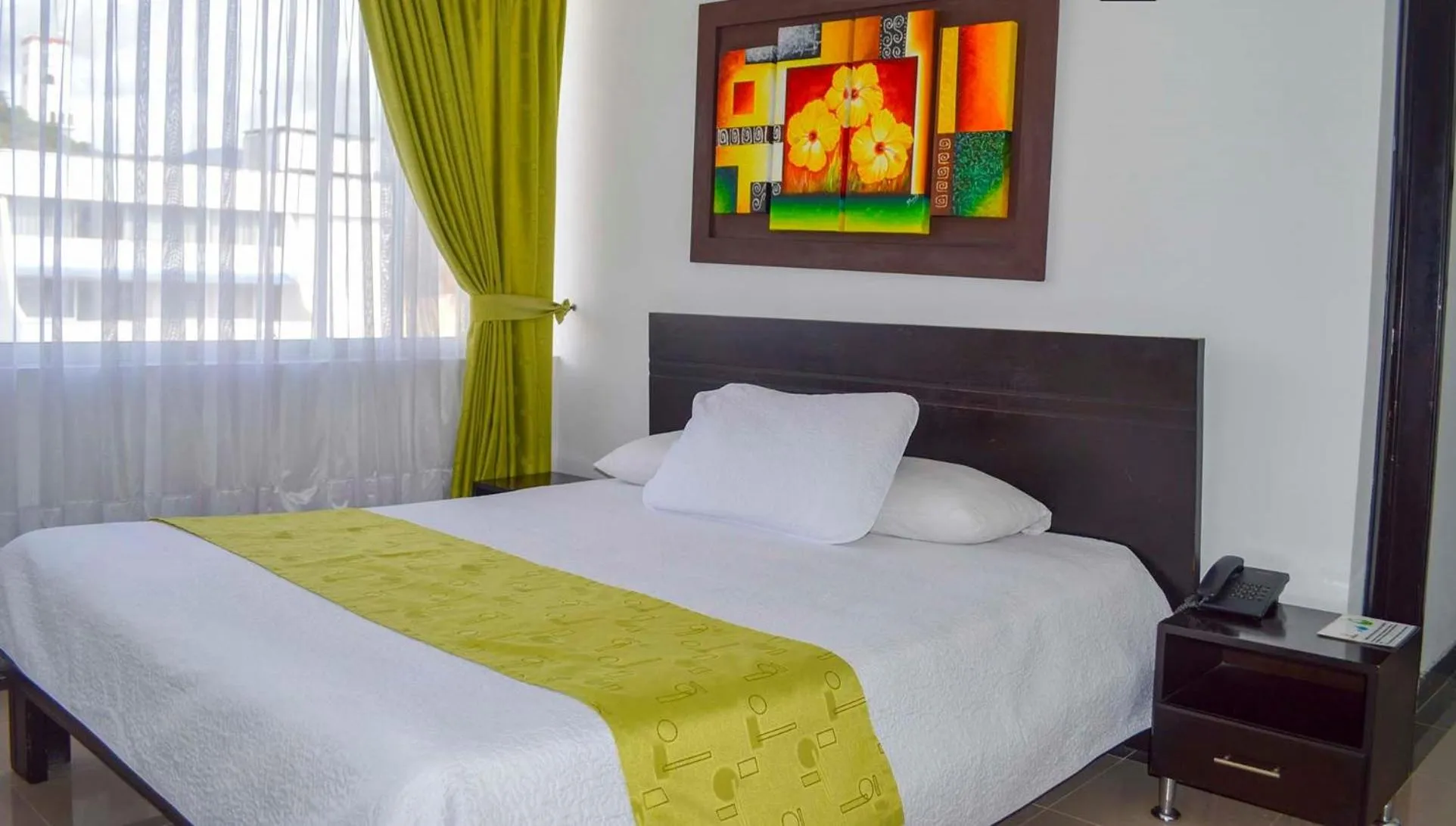 Bed in Hotel Andinos Plaza Pitalito