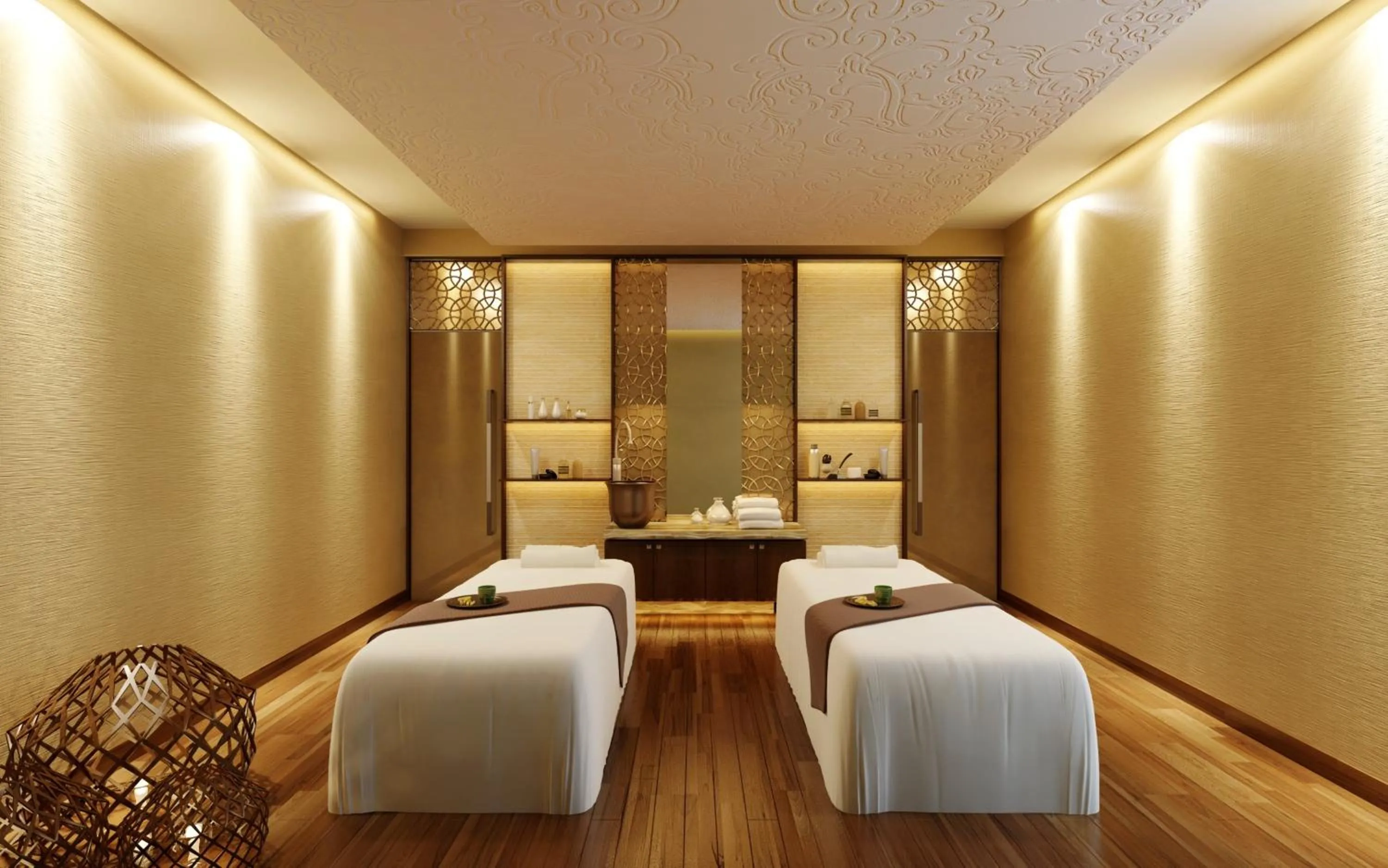 Spa and wellness centre/facilities, Bed in Courtyard by Marriott Raipur
