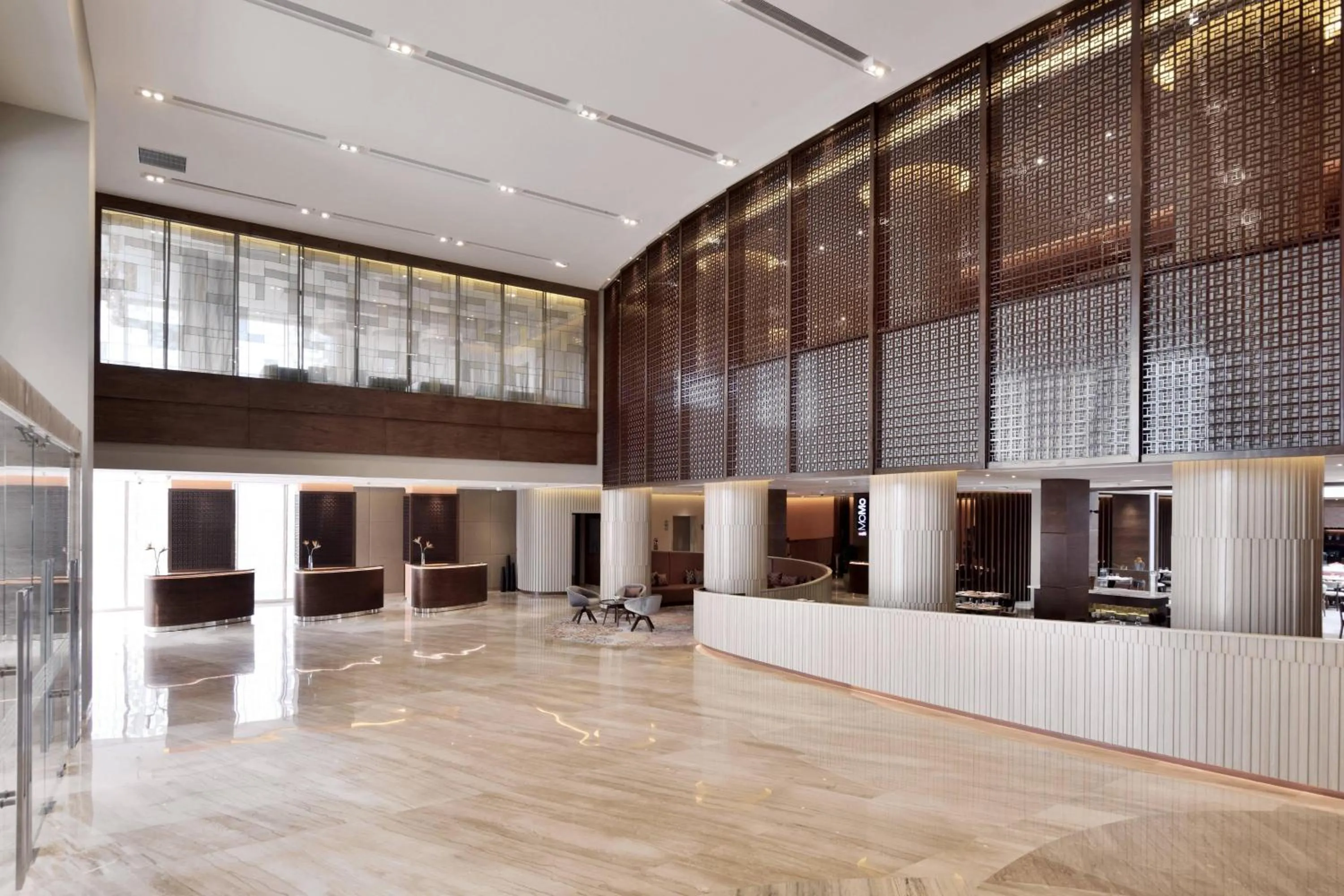Lobby or reception in Courtyard by Marriott Raipur