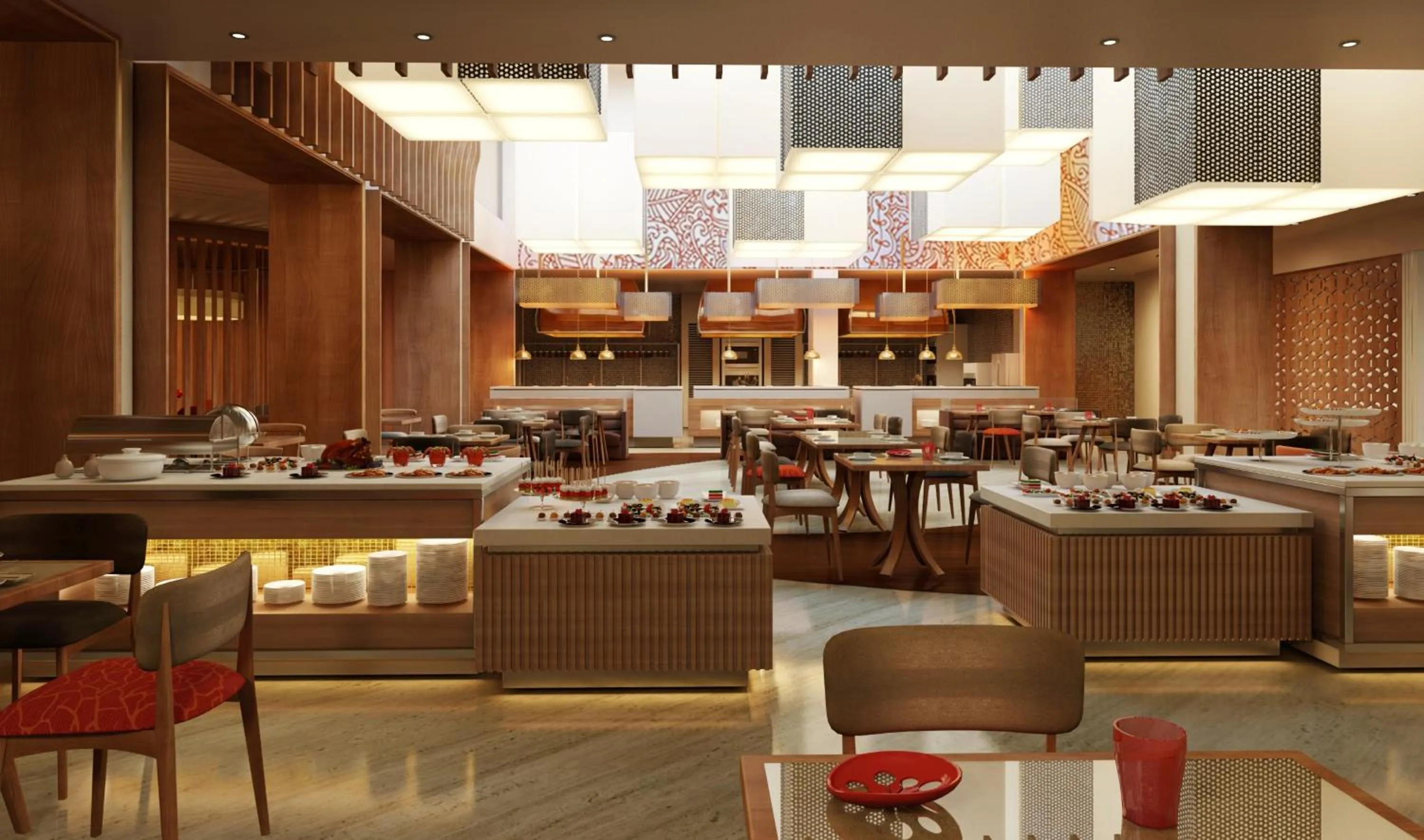 Restaurant/places to eat in Courtyard by Marriott Raipur