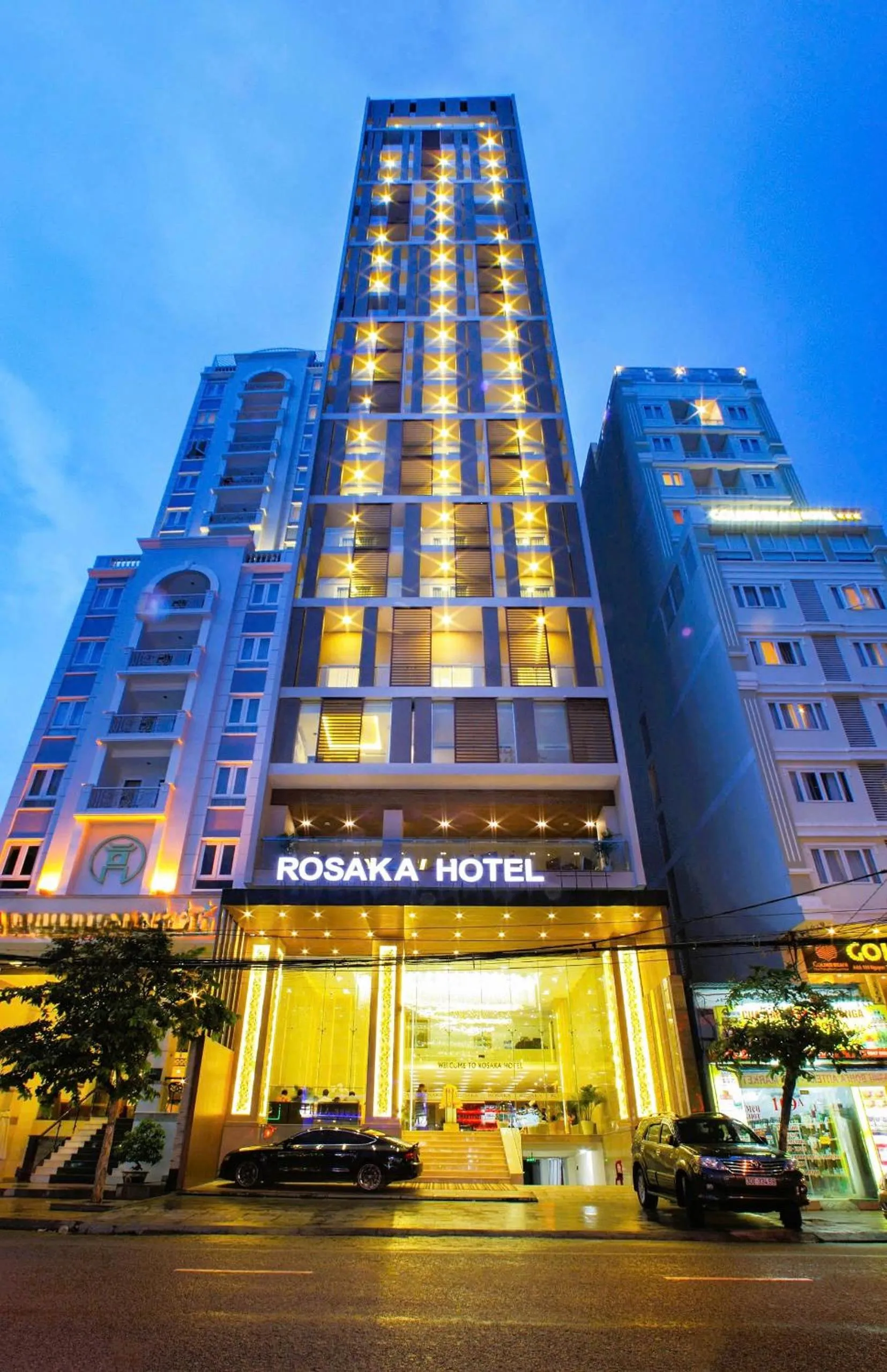Property building in Rosaka Nha Trang Hotel