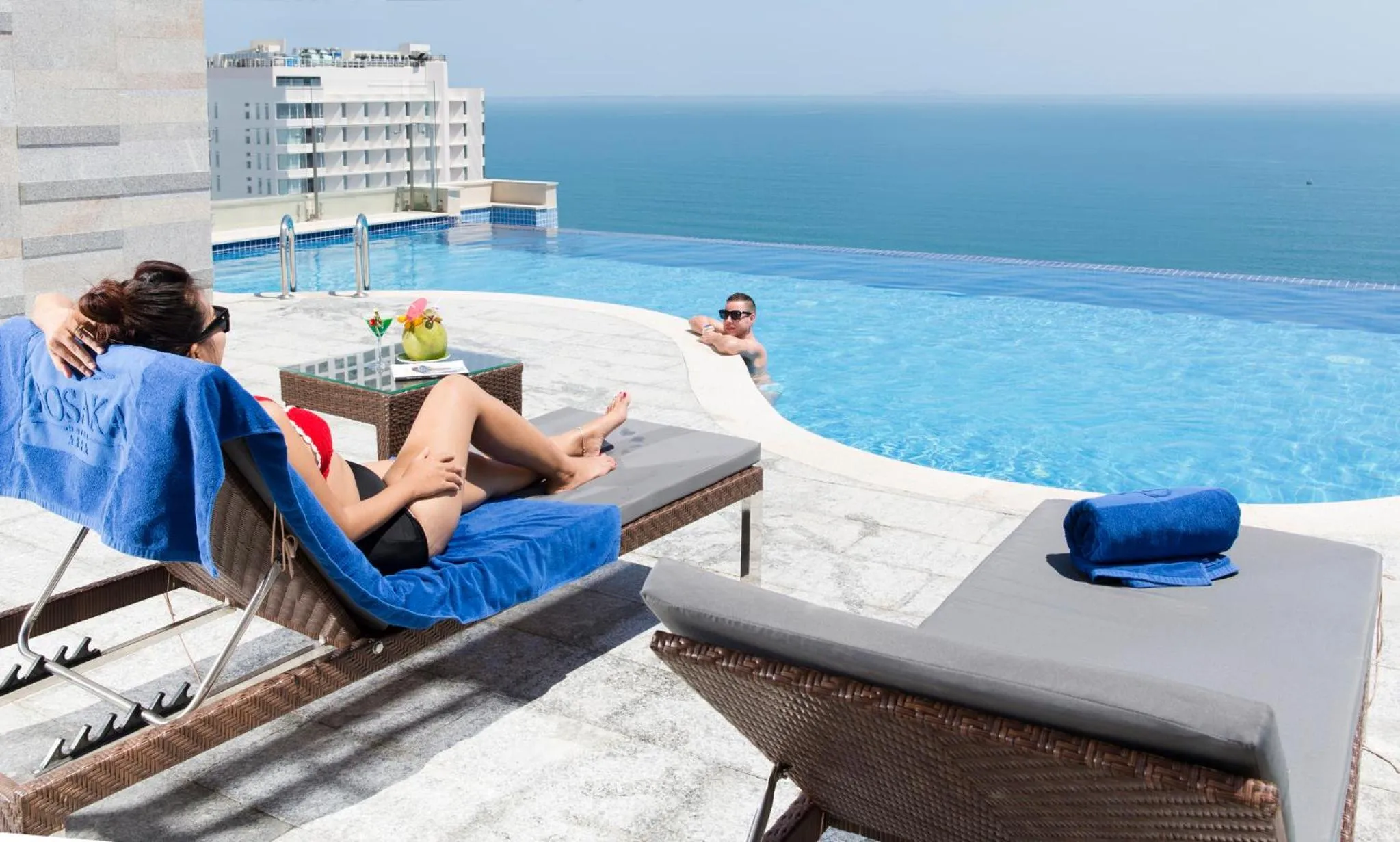 Swimming pool in Rosaka Nha Trang Hotel