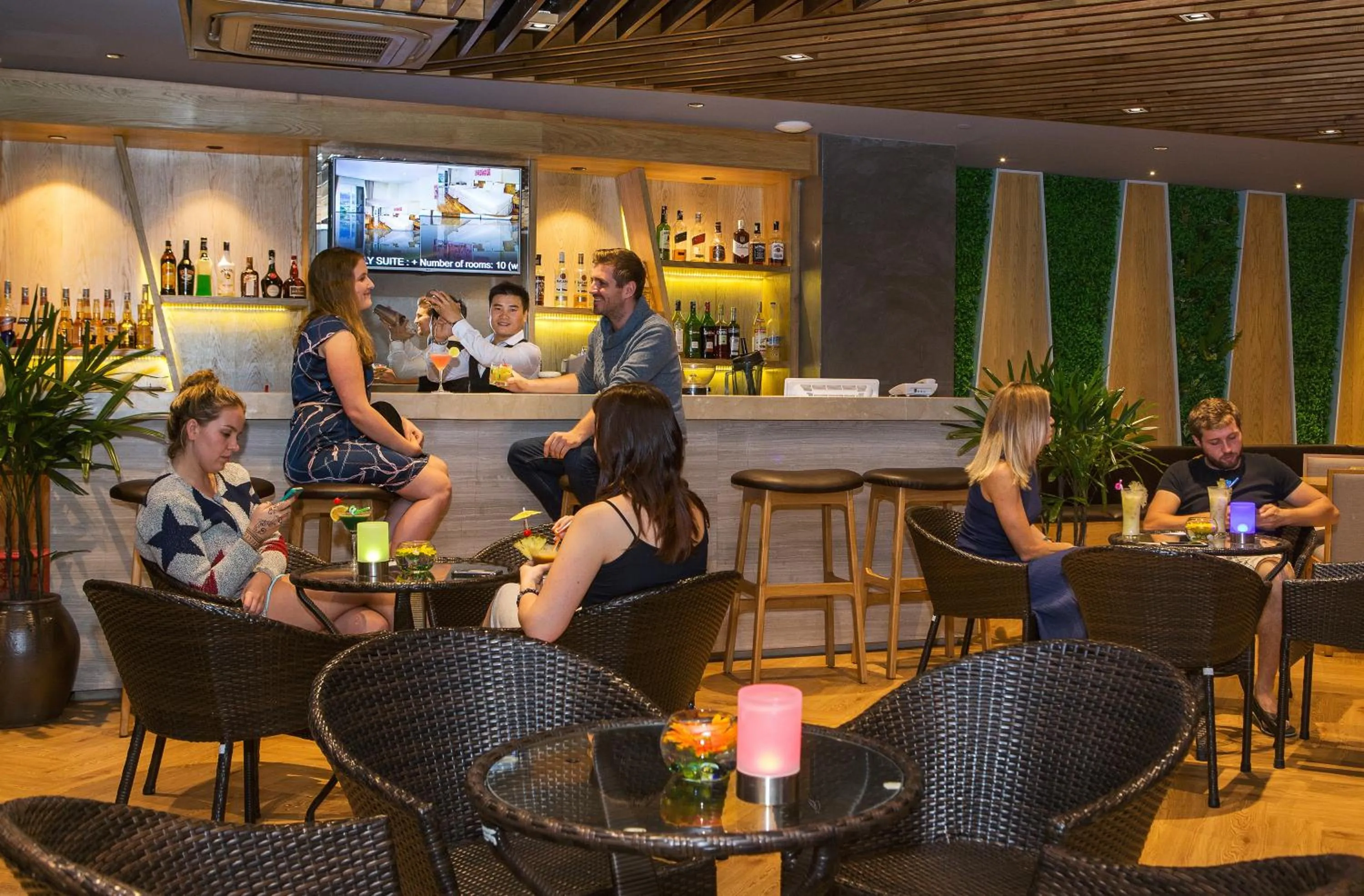 Lounge or bar in Rosaka Nha Trang Hotel
