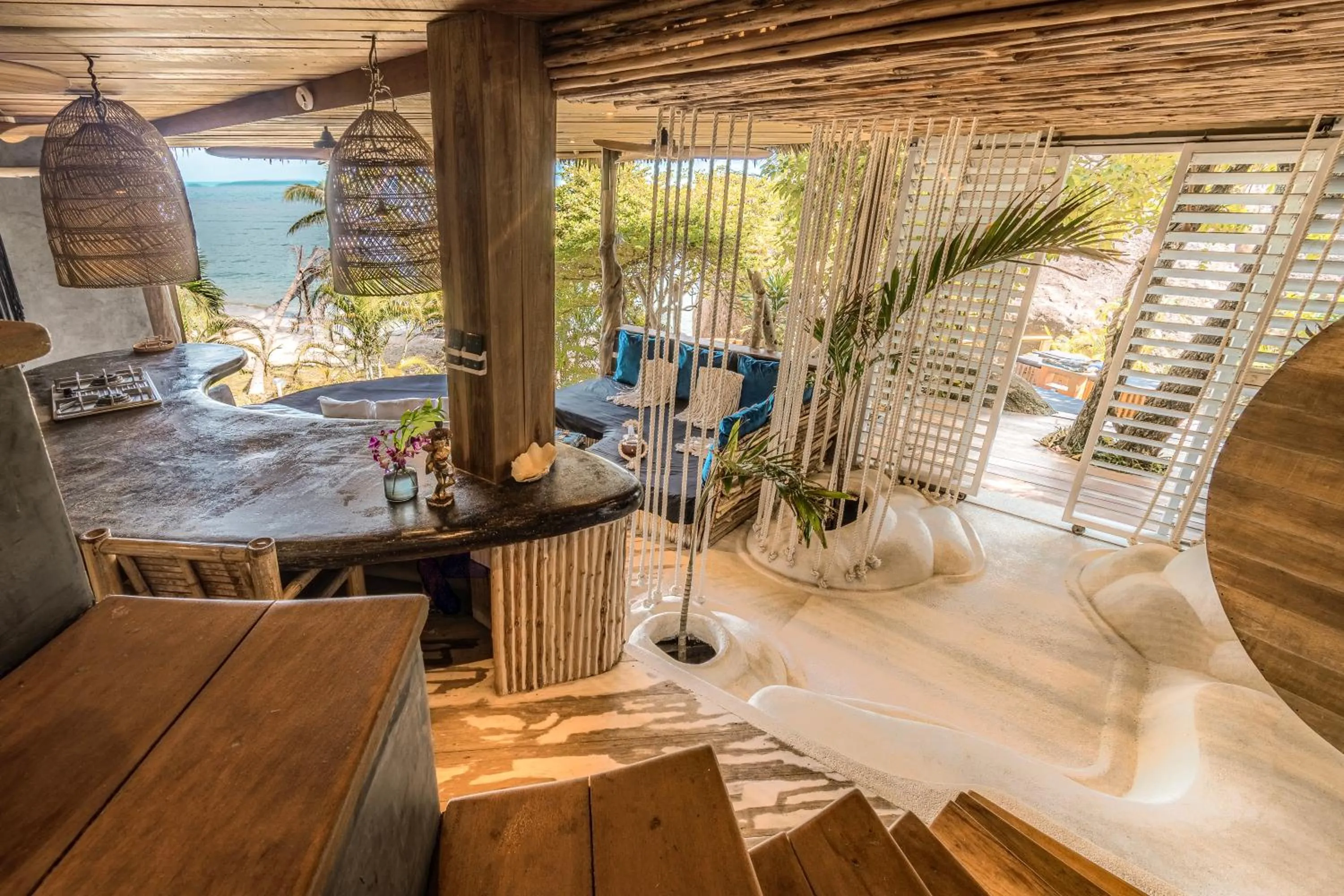 Living room in Somewhere Only We Know Resort