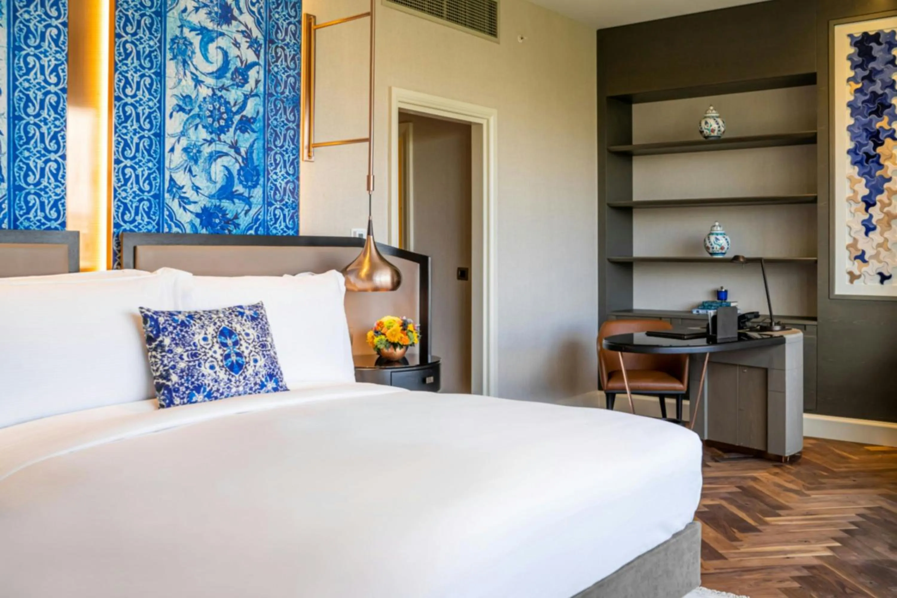 Photo of the whole room, Bed in The Ritz-Carlton, Istanbul at the Bosphorus