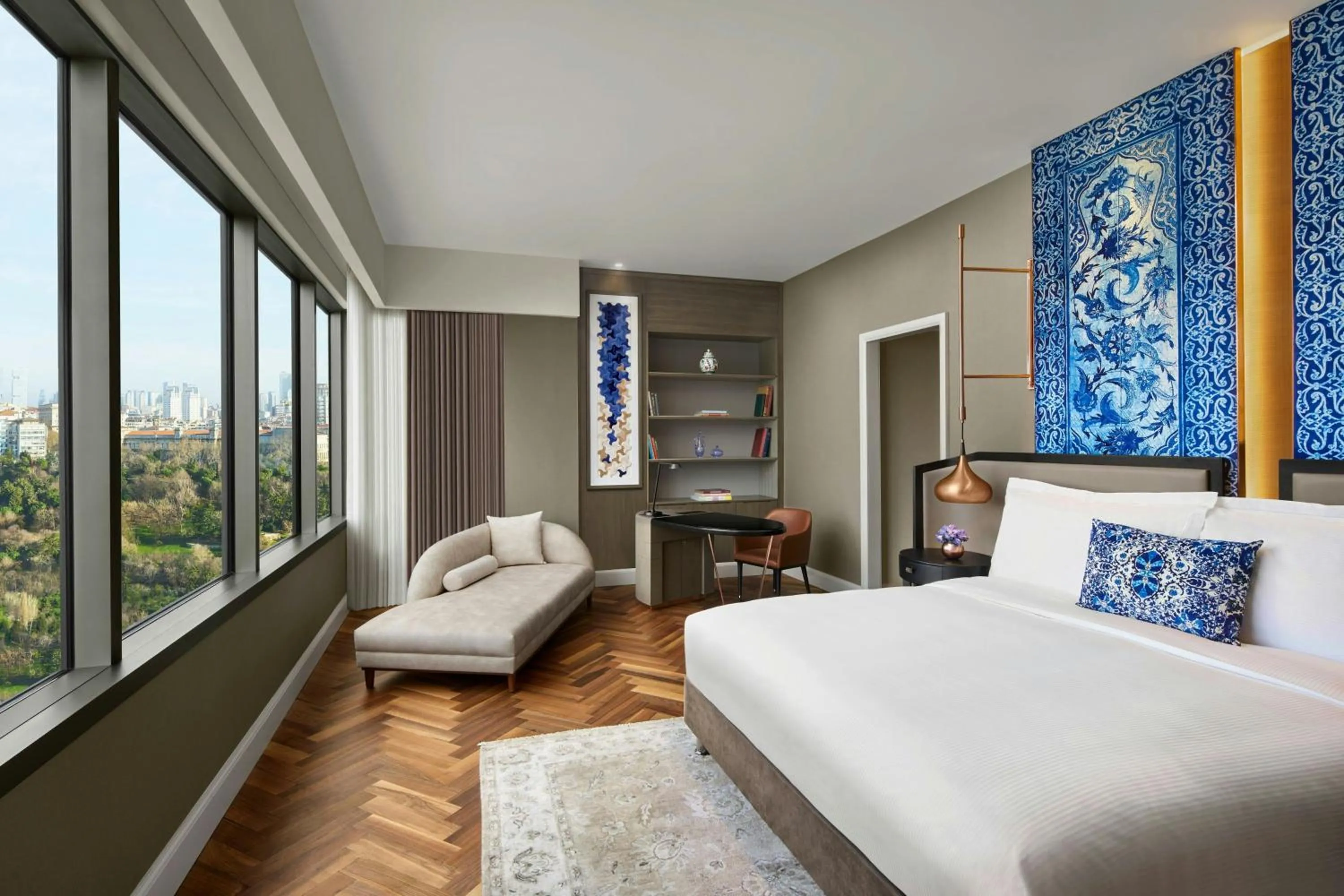 Photo of the whole room, Bed in The Ritz-Carlton, Istanbul at the Bosphorus